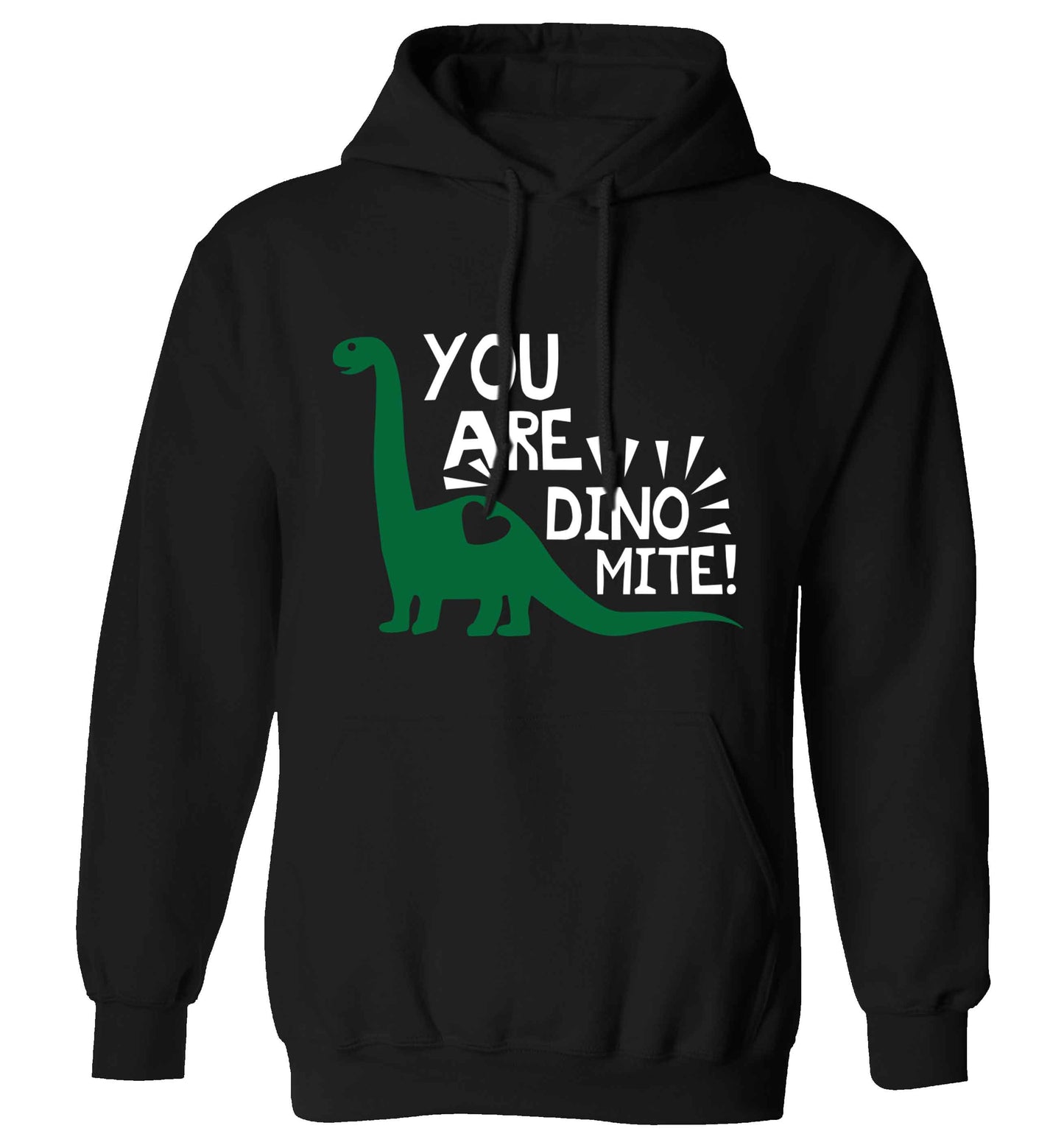 You are dinomite! adults unisex black hoodie 2XL