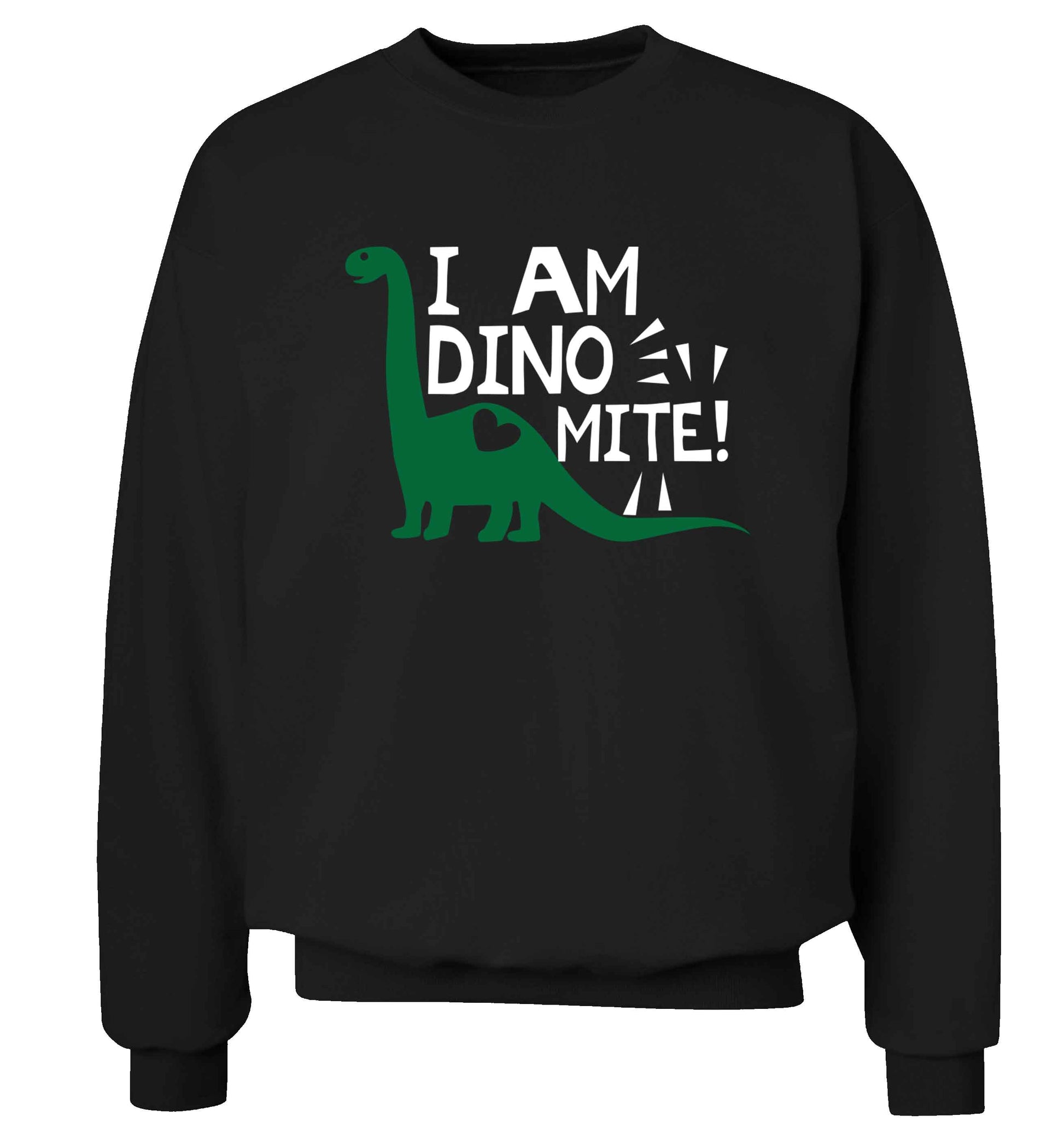 I am dinomite! Adult's unisex black Sweater 2XL