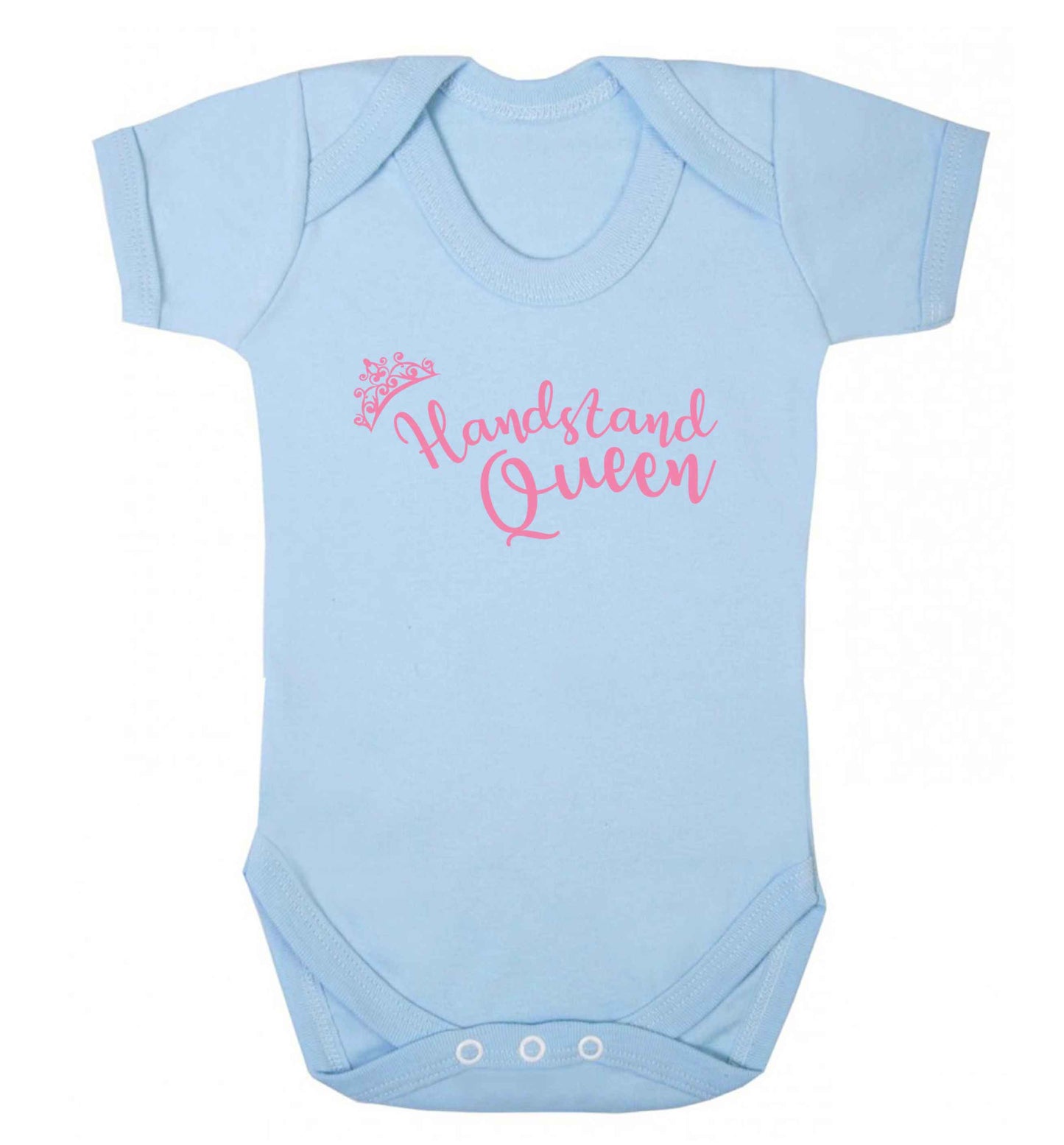 Handstand Queen Baby Vest pale blue 18-24 months