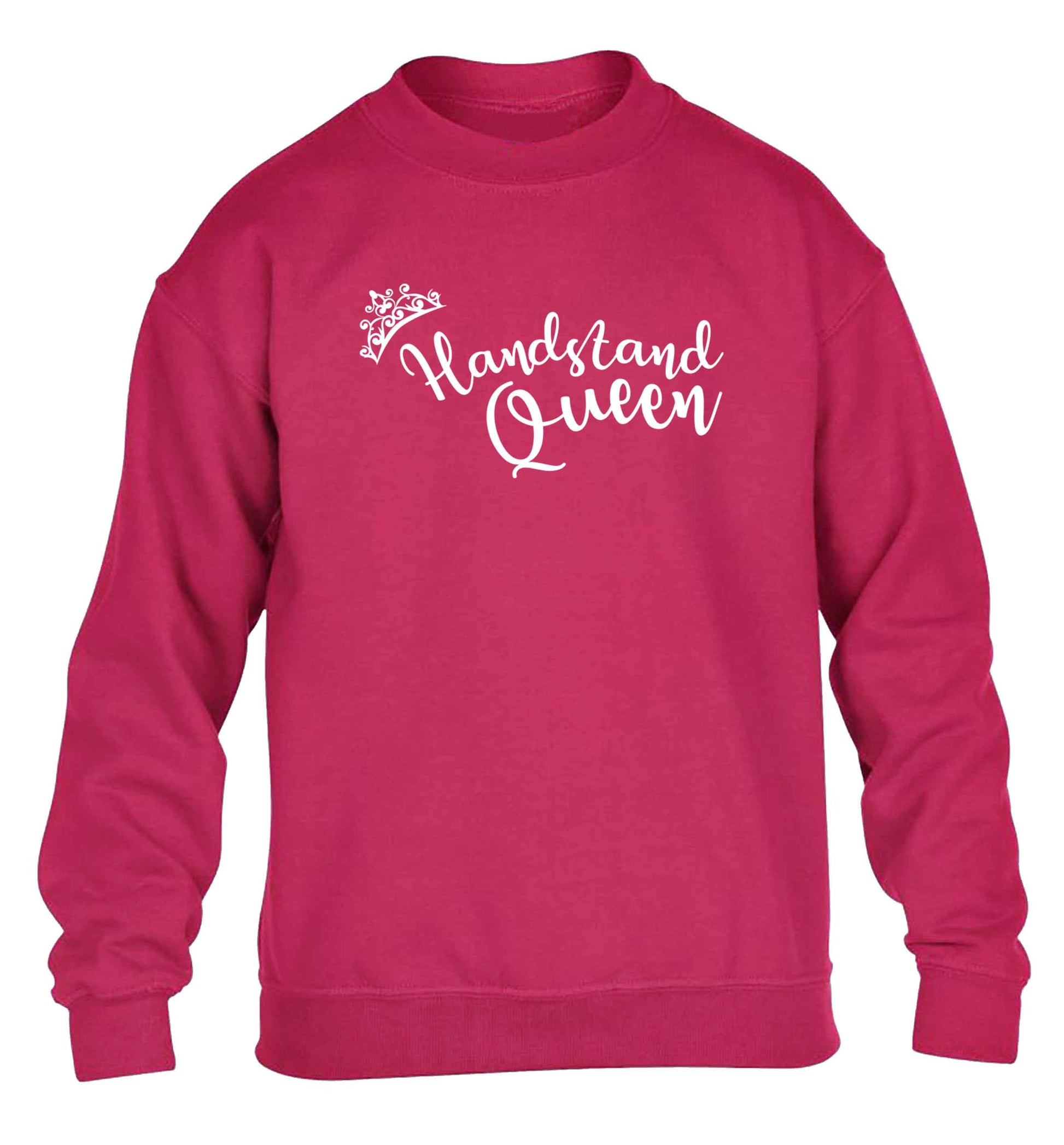 Handstand Queen children's pink sweater 12-13 Years