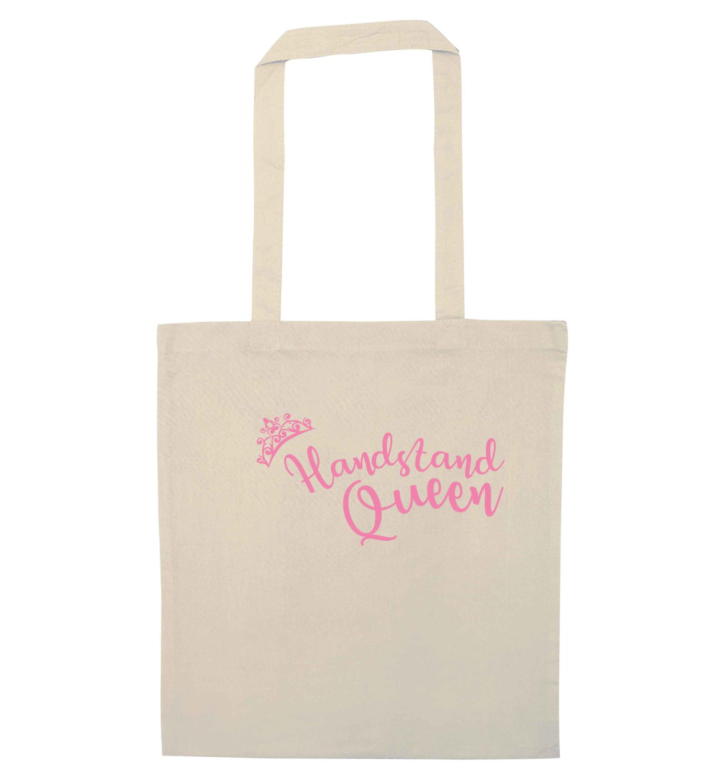 Handstand Queen natural tote bag