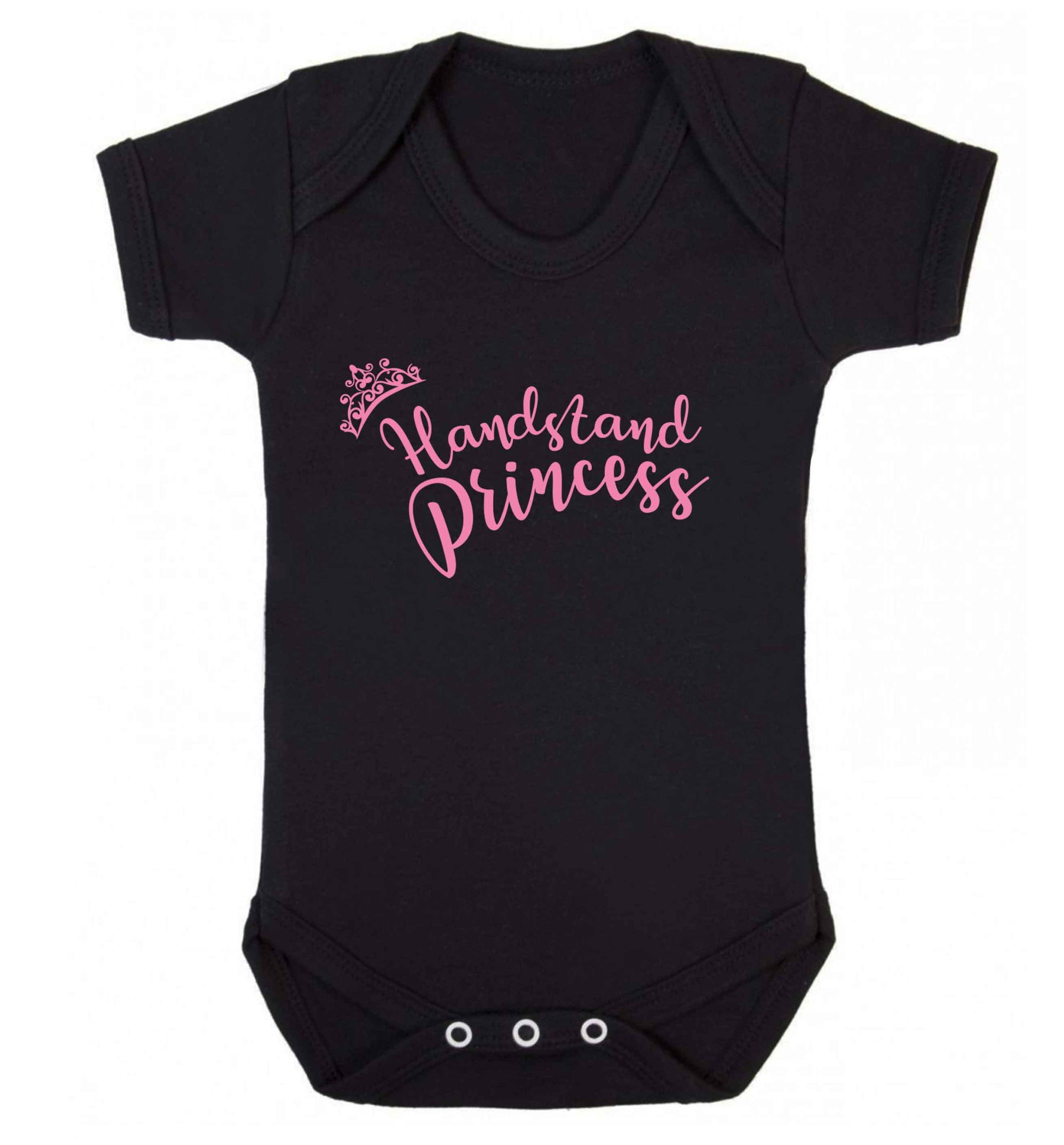 Handstand princess Baby Vest black 18-24 months