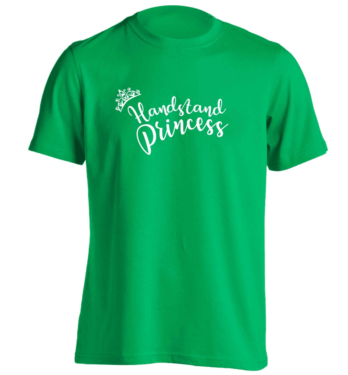 Handstand princess adults unisex green Tshirt 2XL