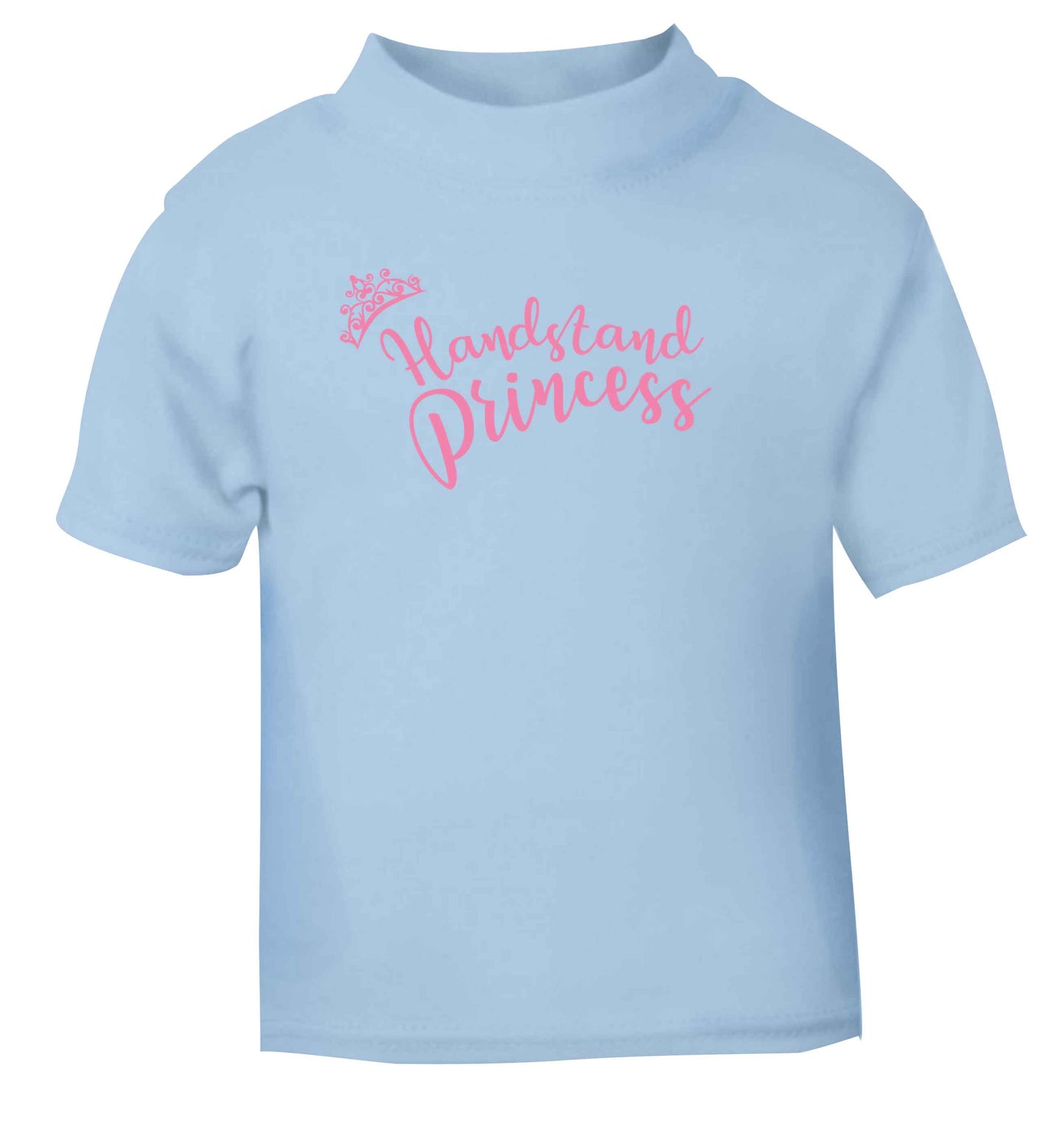 Handstand princess light blue Baby Toddler Tshirt 2 Years
