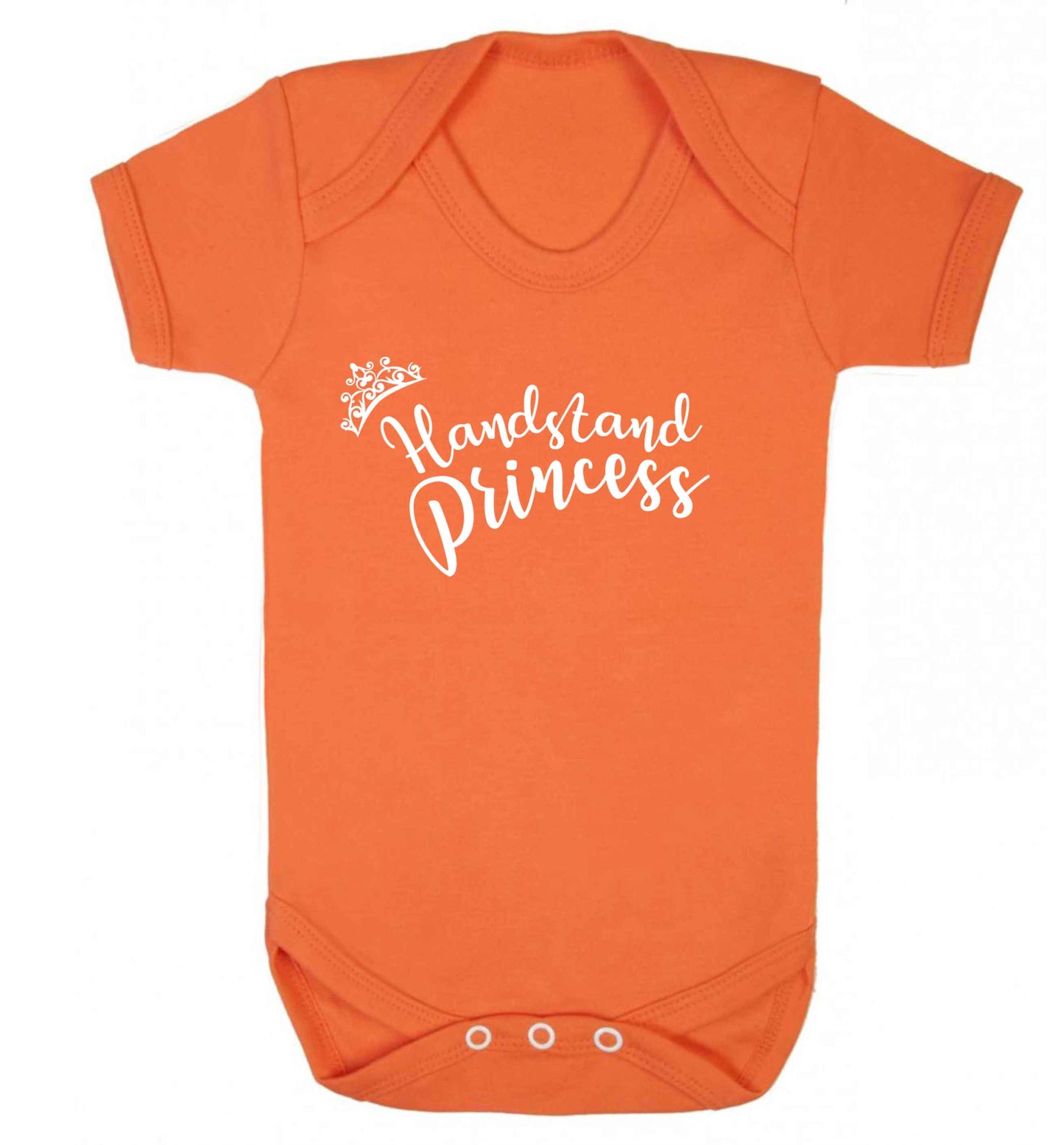 Handstand princess Baby Vest orange 18-24 months