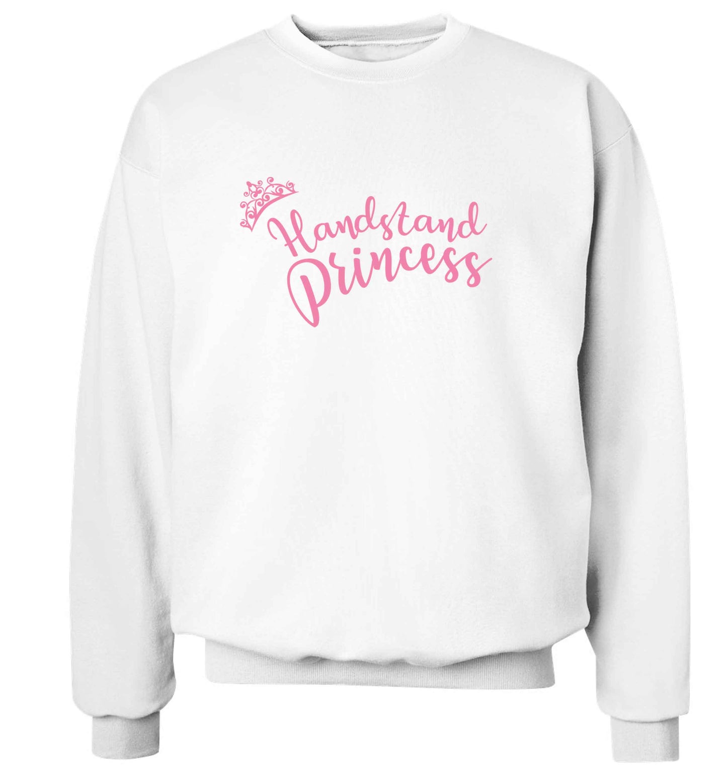 Handstand princess Adult's unisex white Sweater 2XL