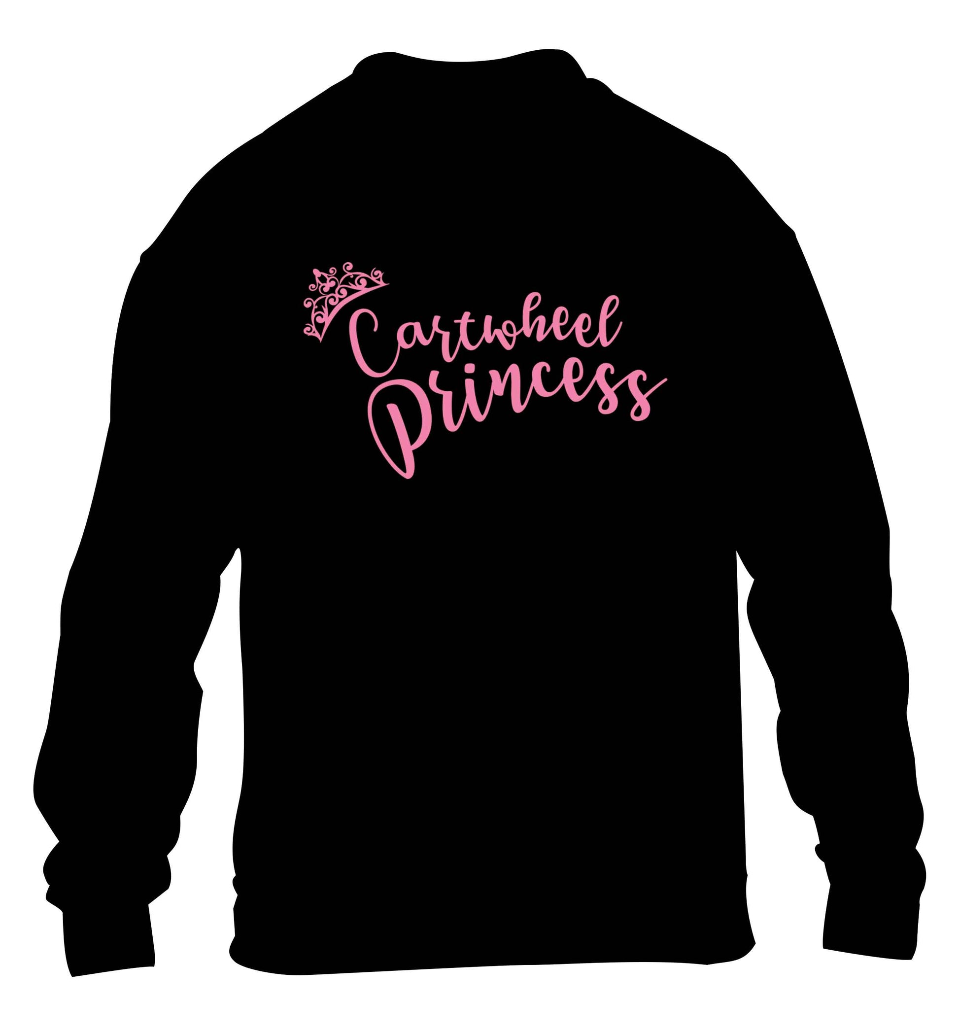 Cartwheel princess children's black sweater 12-13 Years