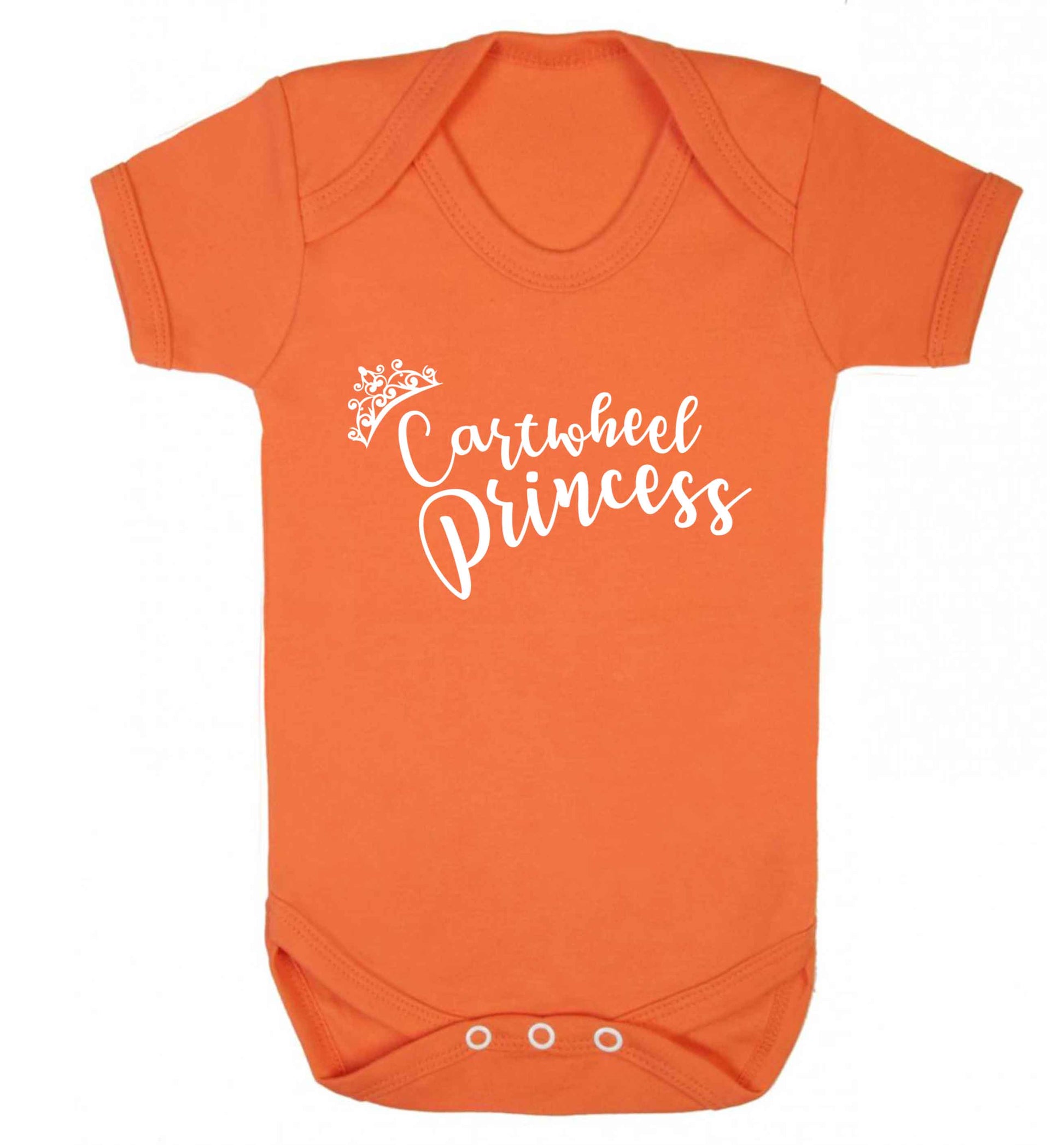 Cartwheel princess Baby Vest orange 18-24 months
