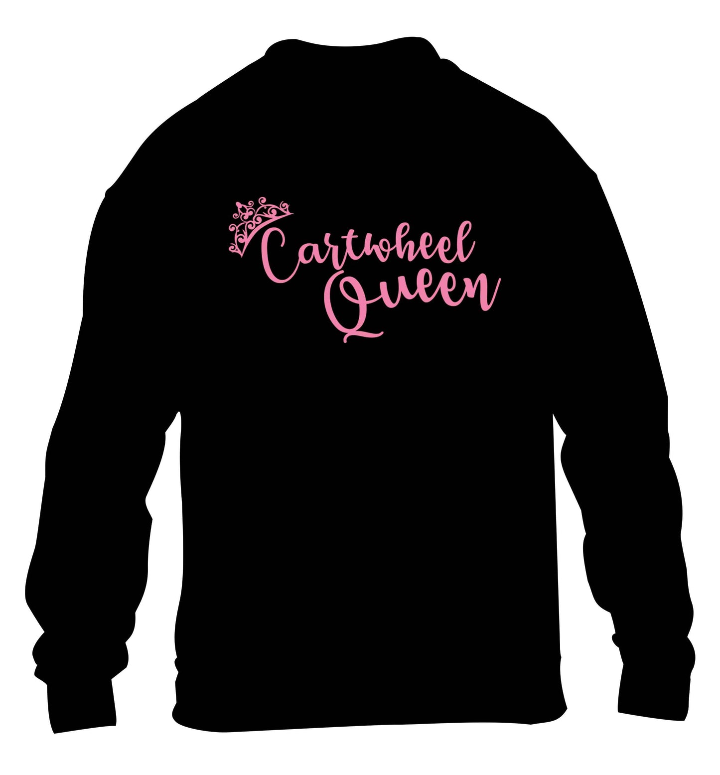 Cartwheel queen children's black sweater 12-13 Years