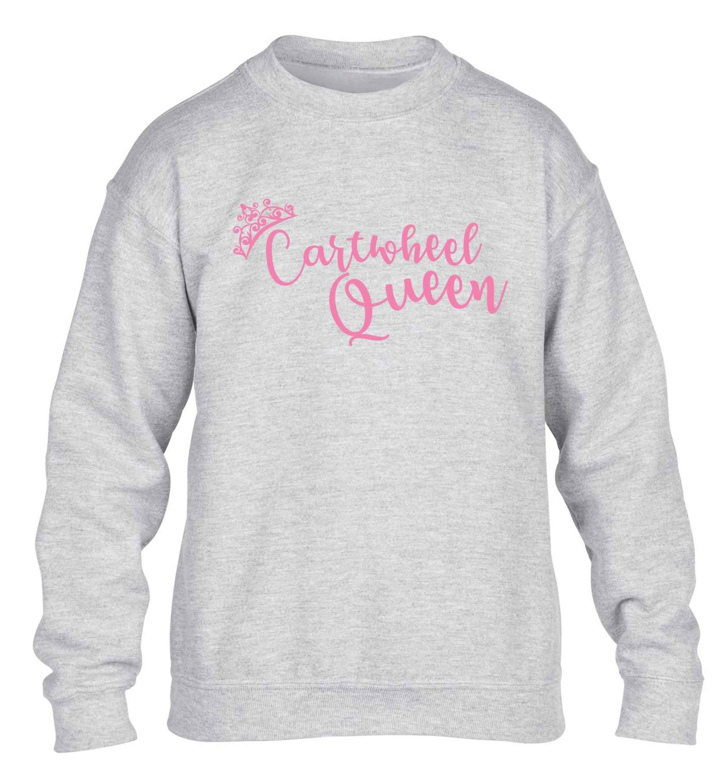 Cartwheel queen children's grey sweater 12-13 Years