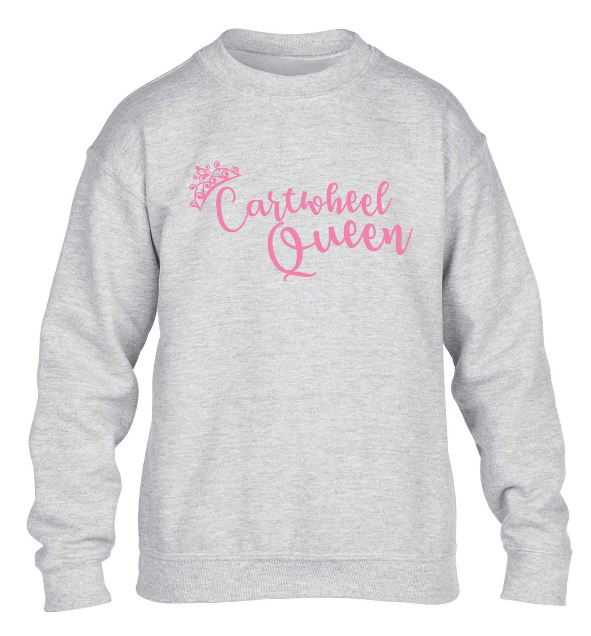 Cartwheel queen children's grey sweater 12-13 Years