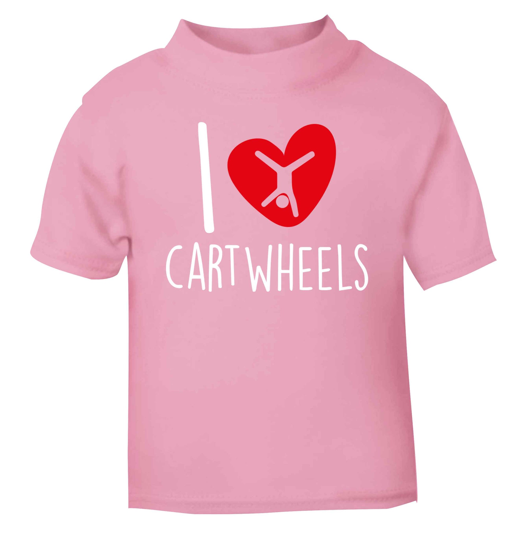 I love cartwheels light pink Baby Toddler Tshirt 2 Years