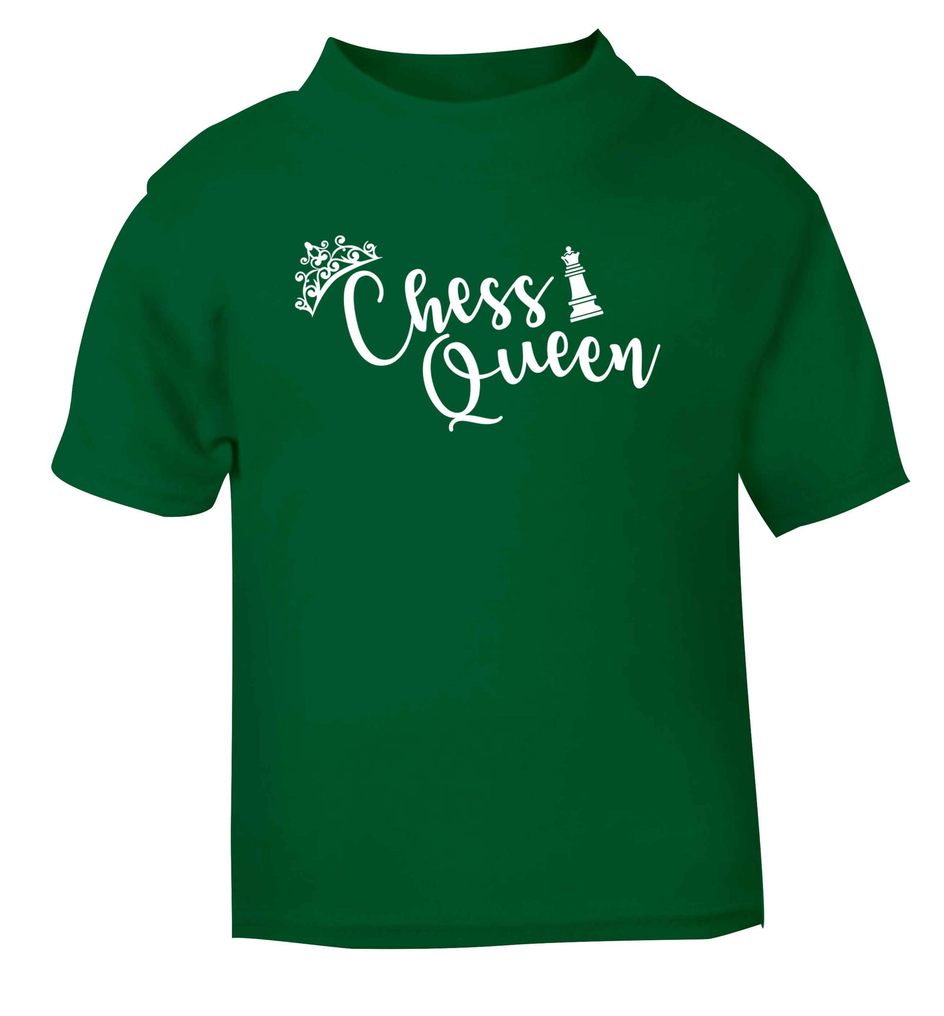 Pink chess queen  green Baby Toddler Tshirt 2 Years