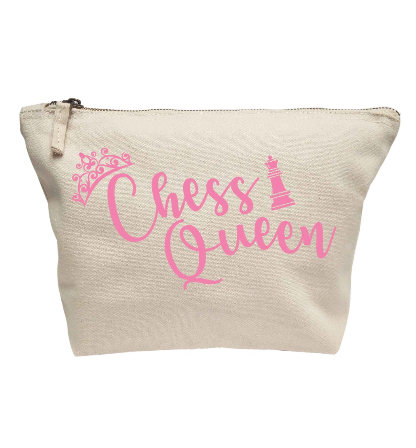 Pink chess queen  | makeup / wash bag