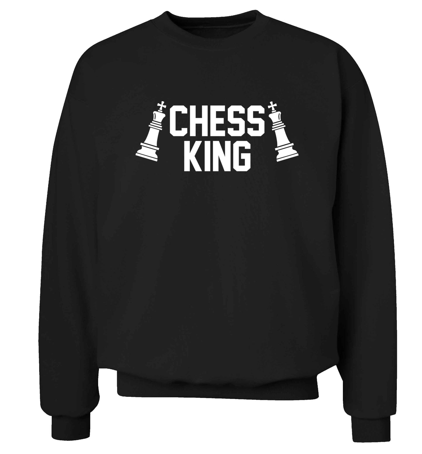 Chess king Adult's unisex black Sweater 2XL