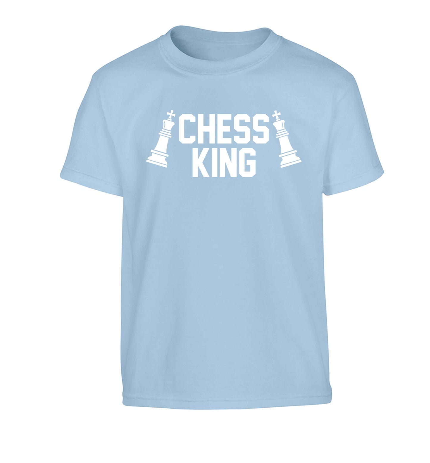 Chess king Children's light blue Tshirt 12-13 Years