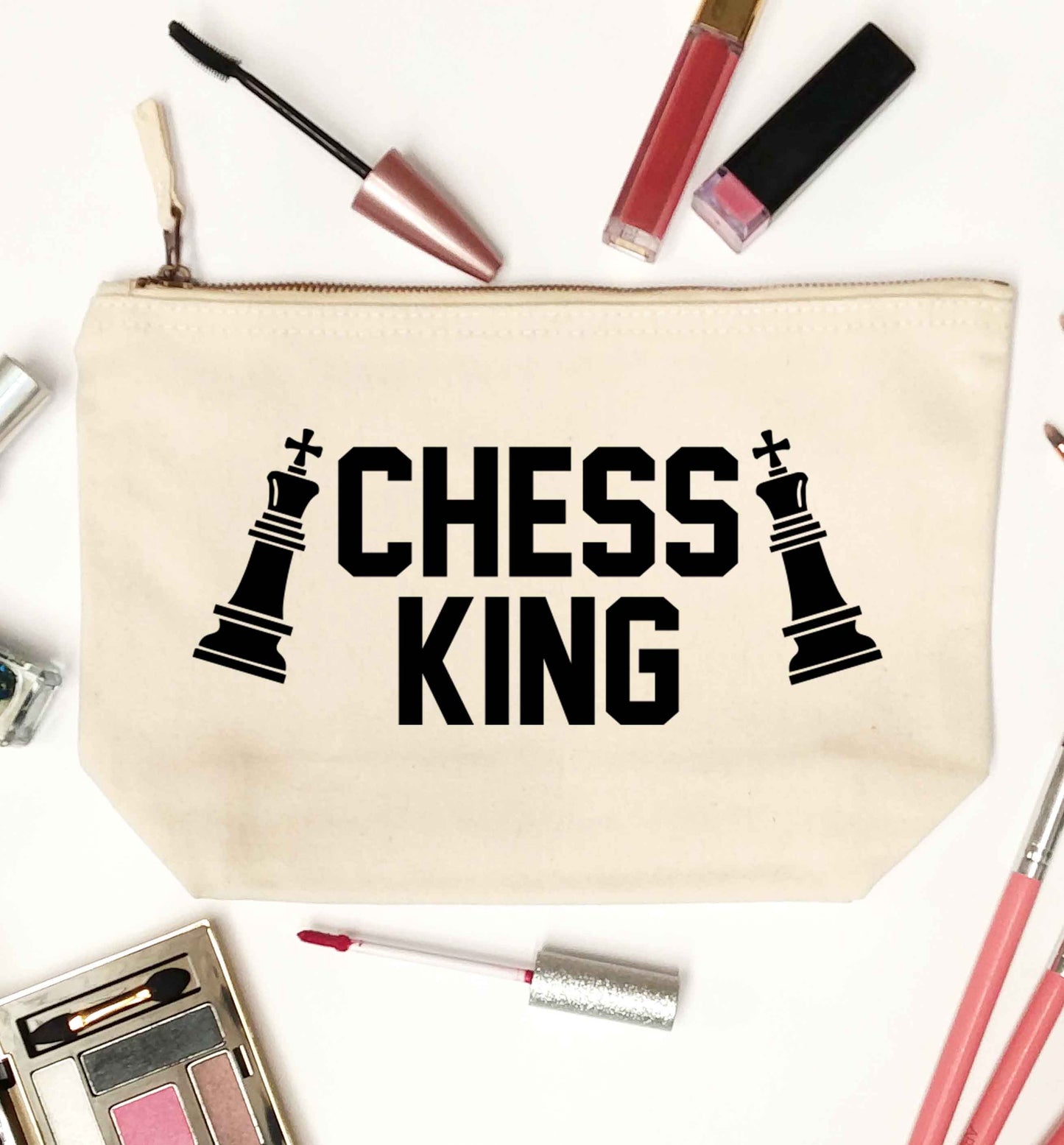 Chess king natural makeup bag