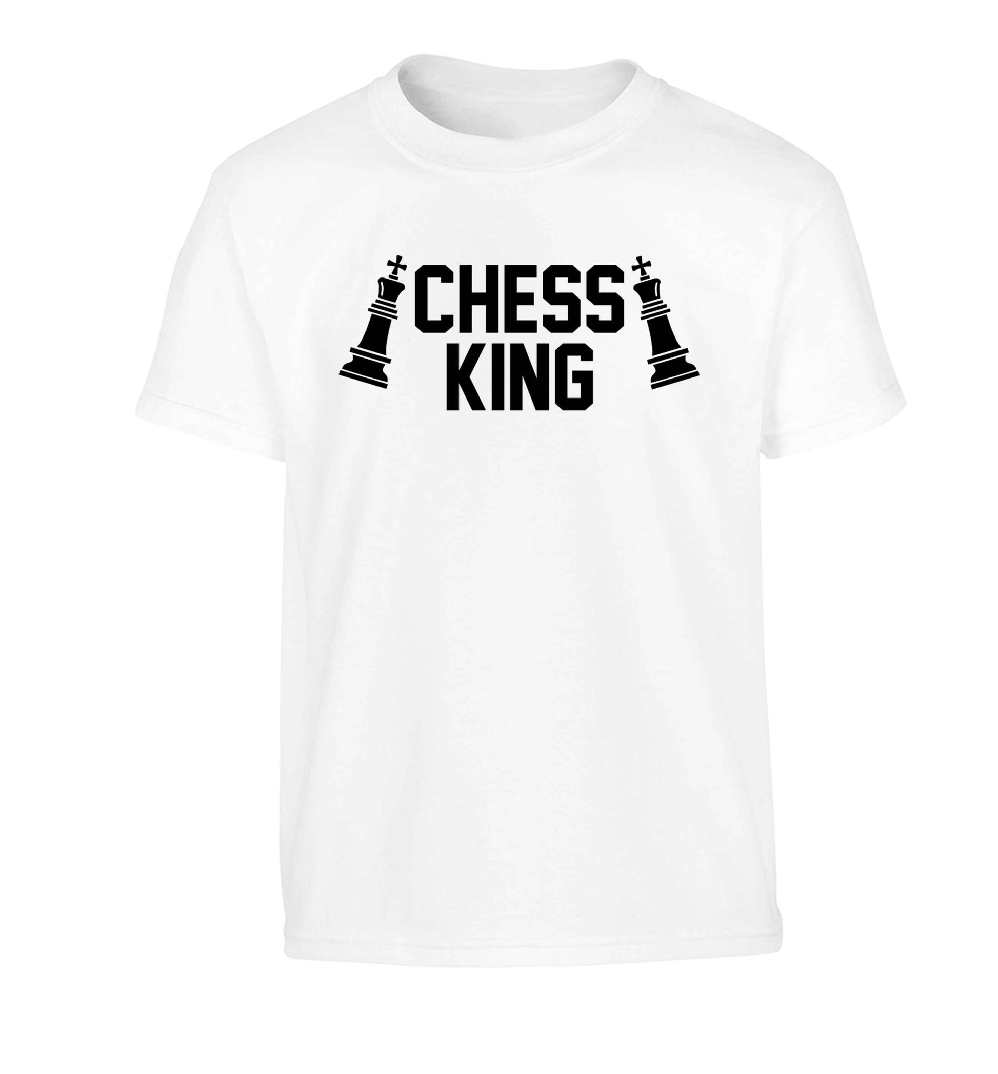 Chess king Children's white Tshirt 12-13 Years