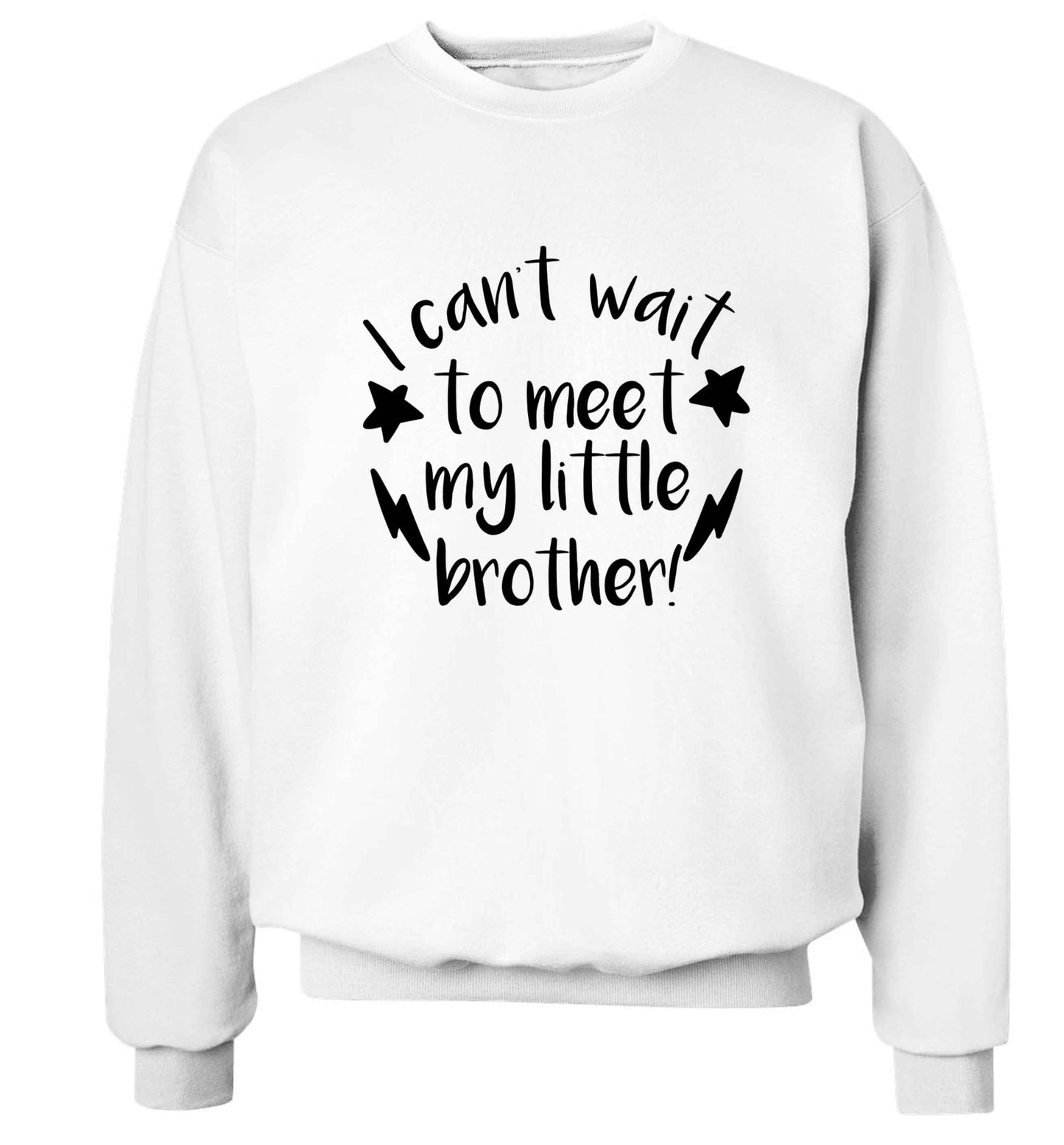 I can't wait to meet my sister! Adult's unisex white Sweater 2XL