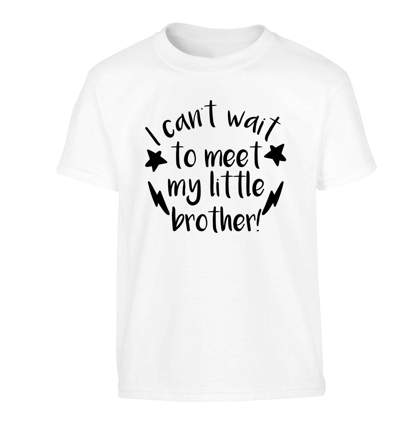 I can't wait to meet my sister! Children's white Tshirt 12-13 Years