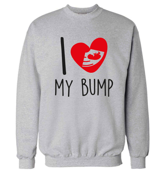 I love my bump Adult's unisex grey Sweater 2XL