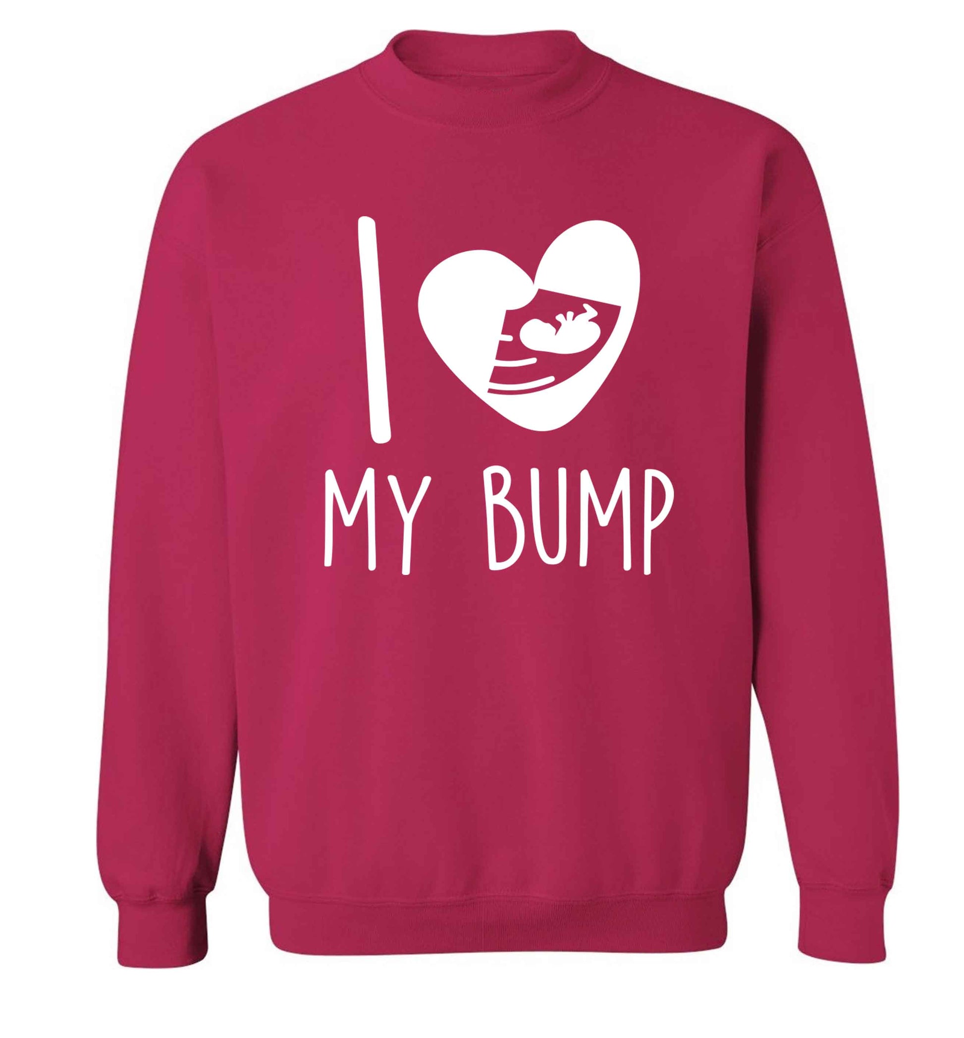 I love my bump Adult's unisex pink Sweater 2XL