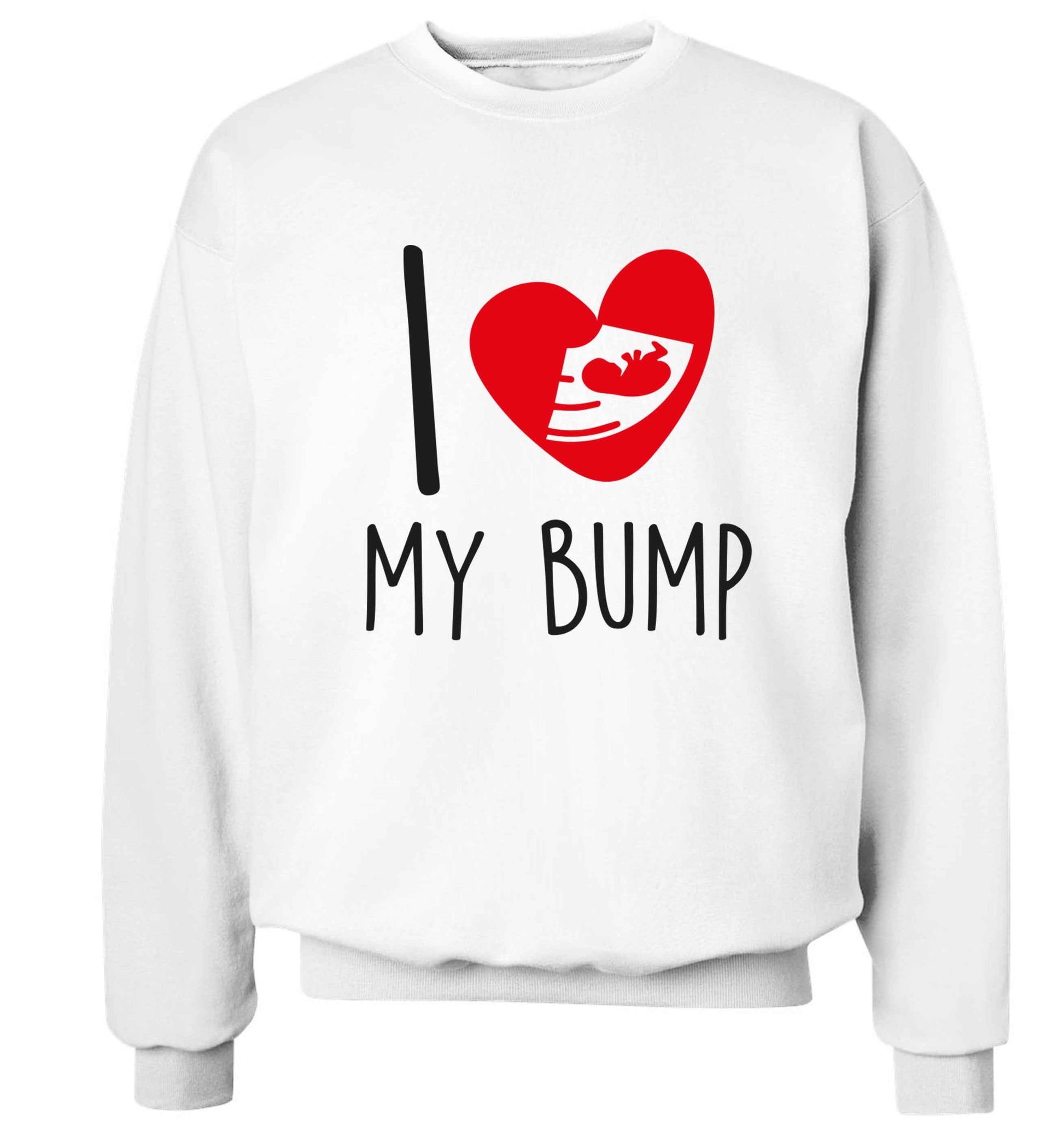 I love my bump Adult's unisex white Sweater 2XL