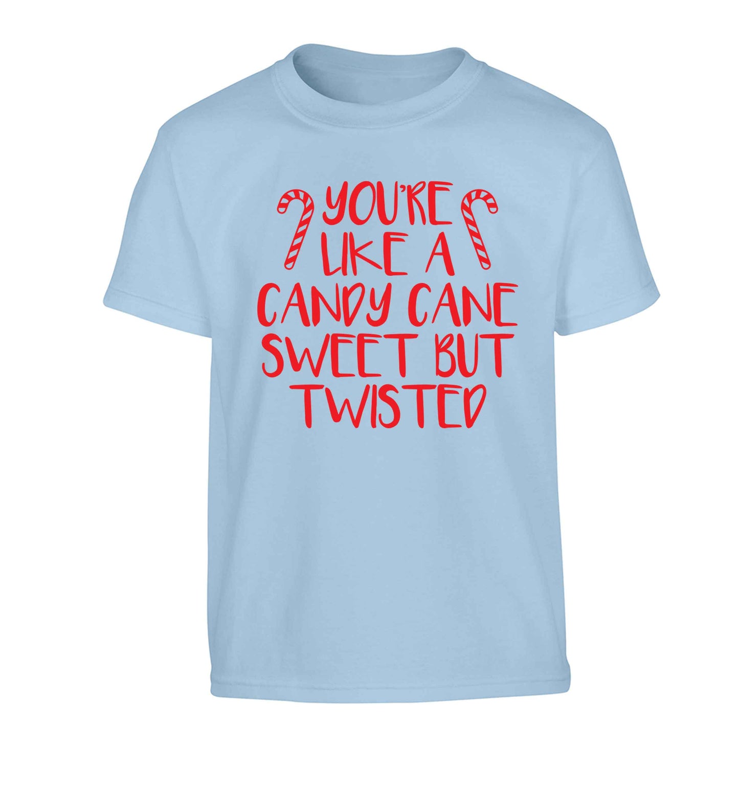 You're like a candy cane sweet but twisted Children's light blue Tshirt 12-13 Years