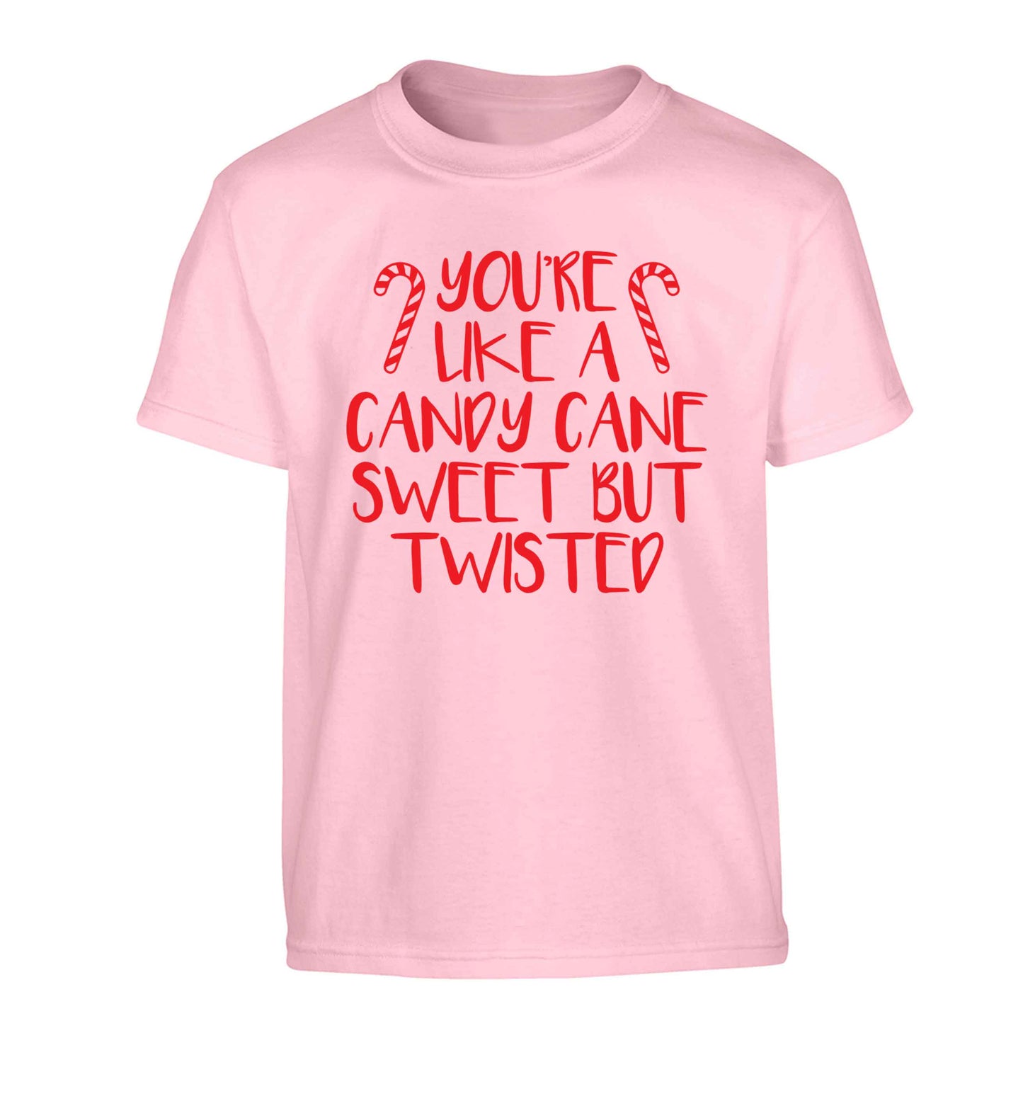 You're like a candy cane sweet but twisted Children's light pink Tshirt 12-13 Years