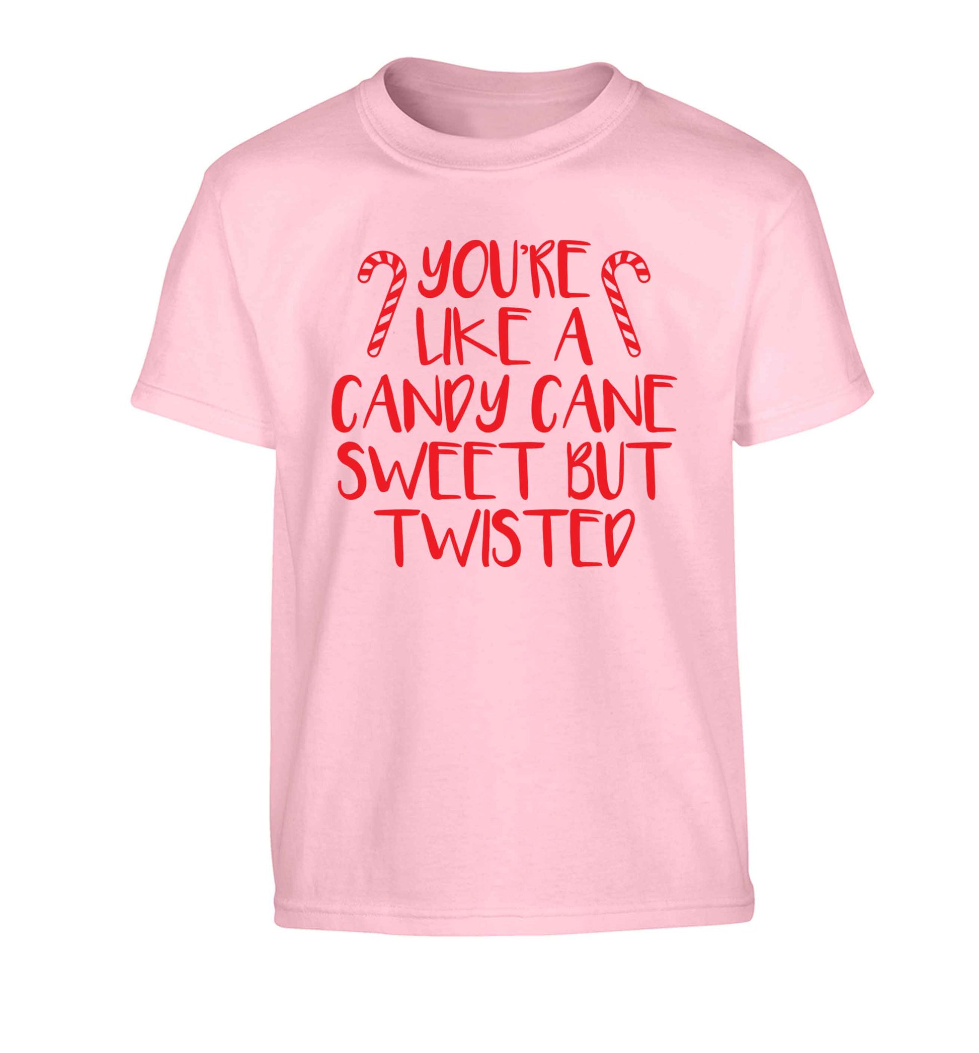 You're like a candy cane sweet but twisted Children's light pink Tshirt 12-13 Years