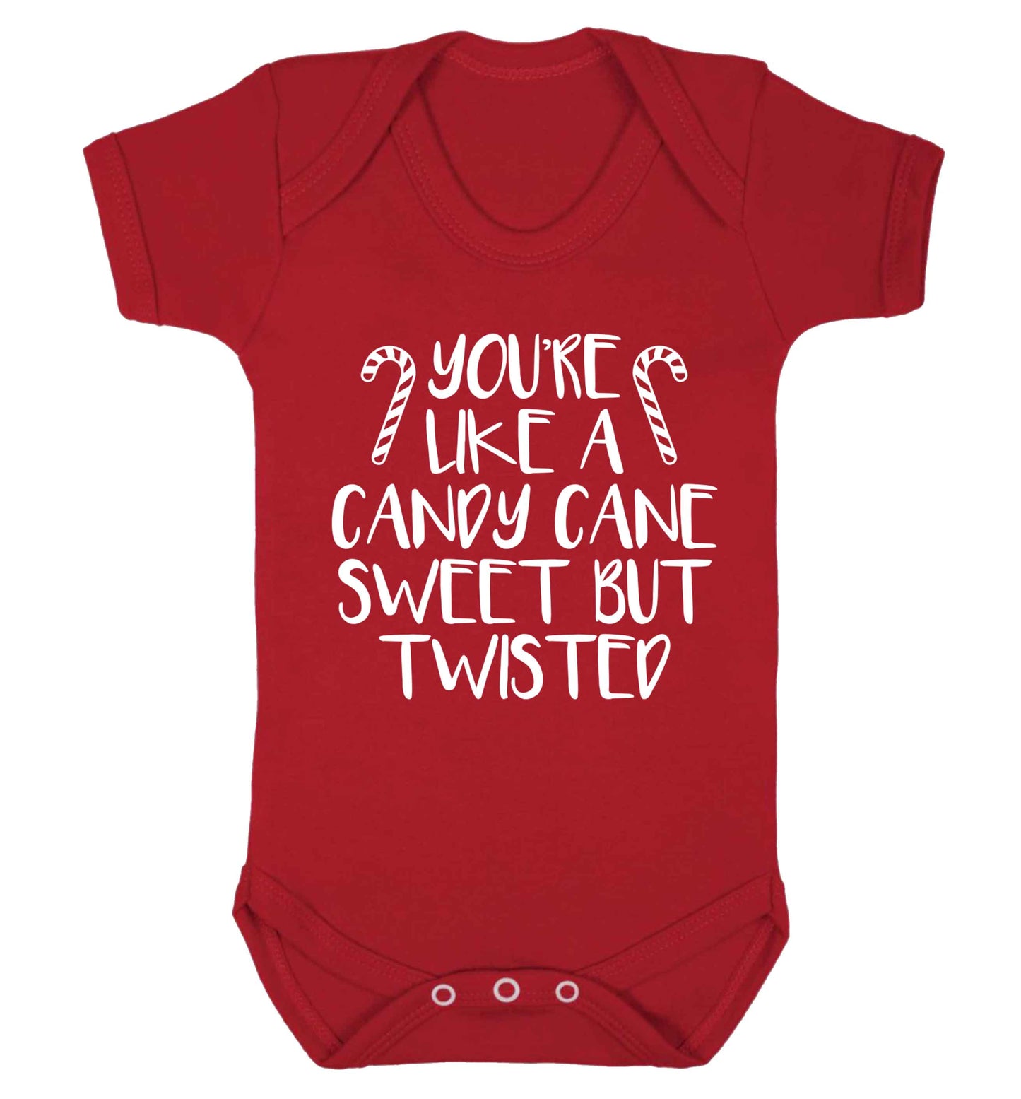 You're like a candy cane sweet but twisted Baby Vest red 18-24 months