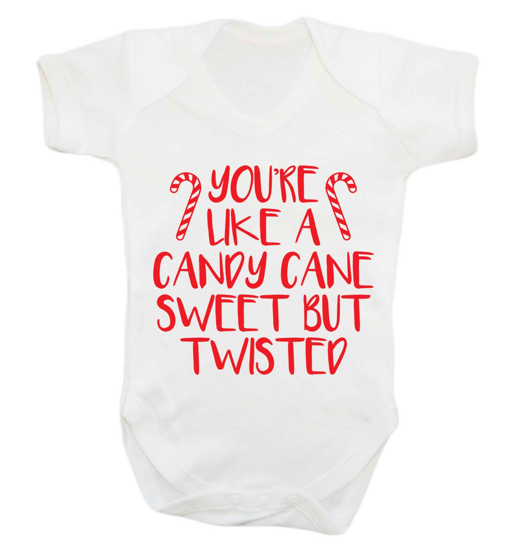 You're like a candy cane sweet but twisted Baby Vest white 18-24 months