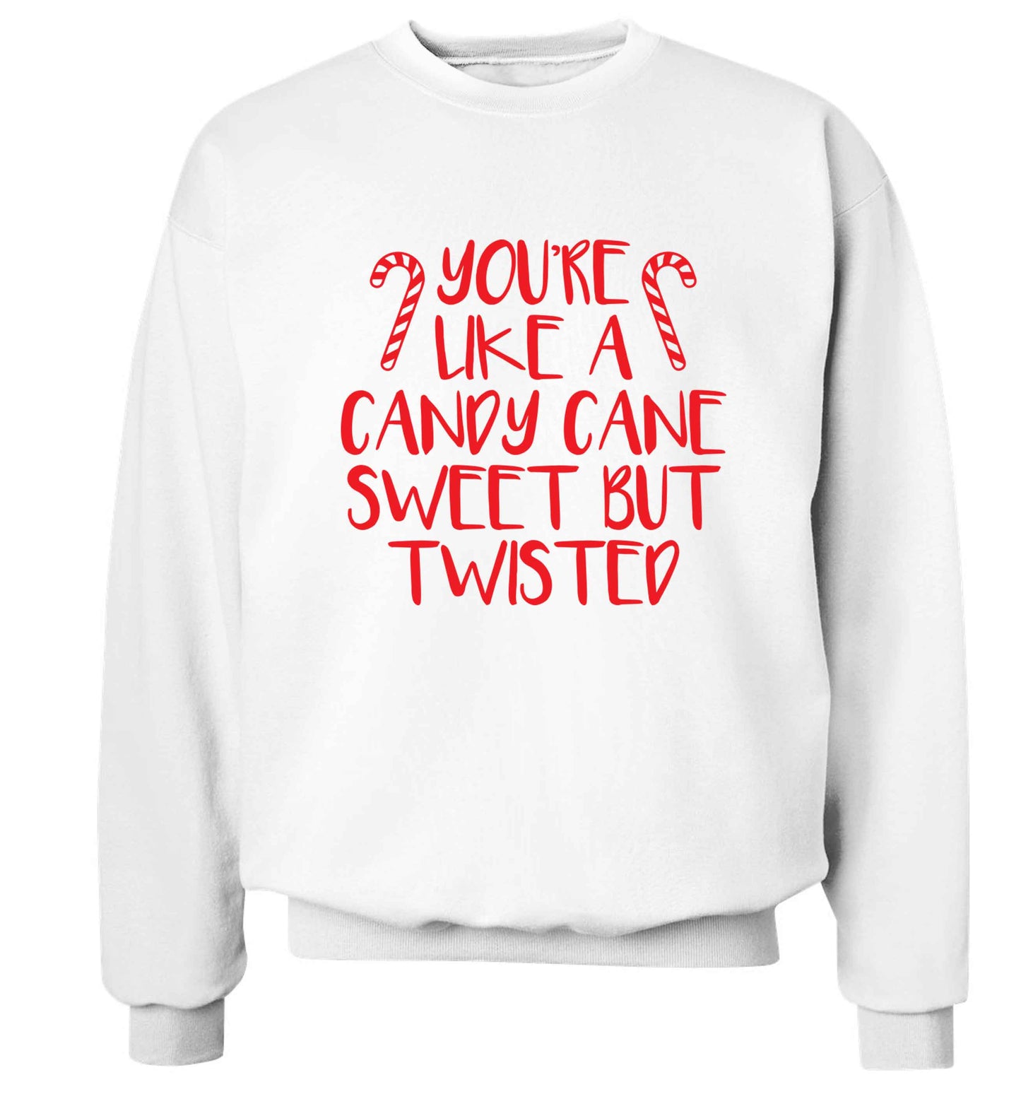 You're like a candy cane sweet but twisted Adult's unisex white Sweater 2XL