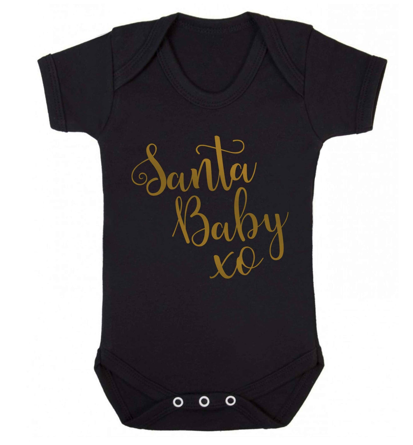 Santa baby Baby Vest black 18-24 months