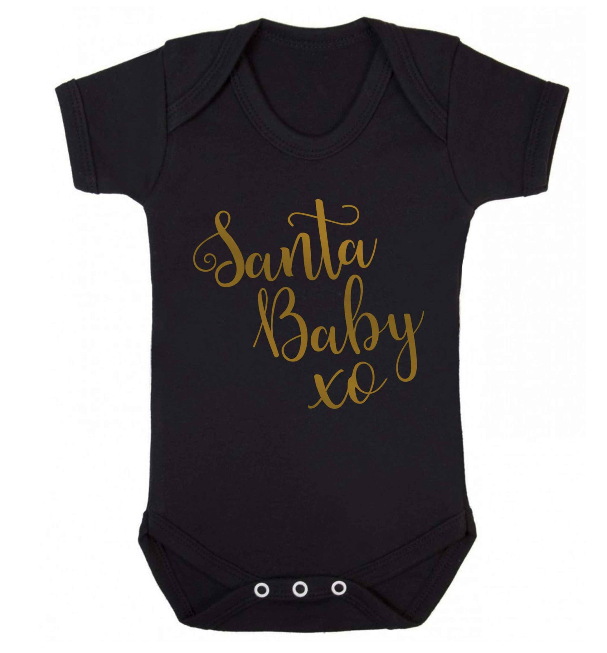 Santa baby Baby Vest black 18-24 months