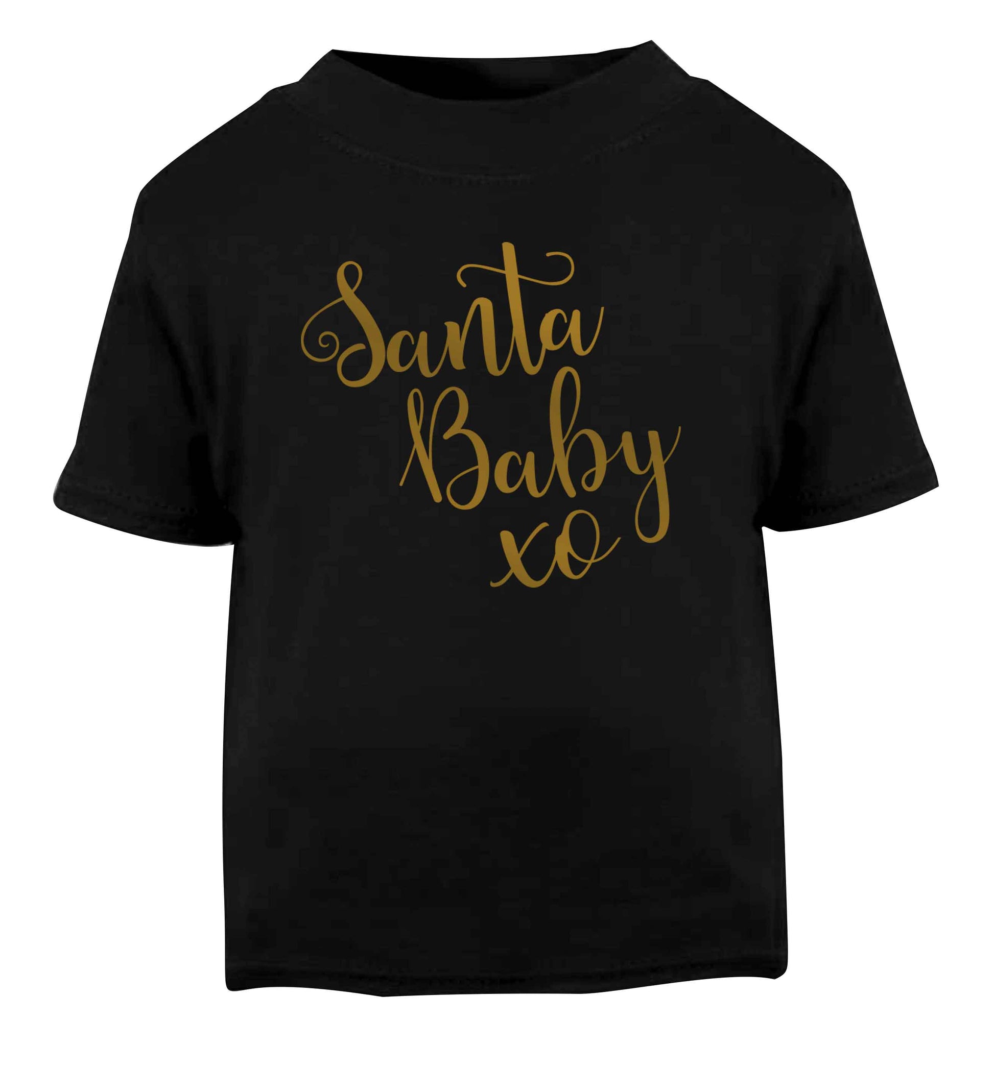 Santa baby Black Baby Toddler Tshirt 2 years