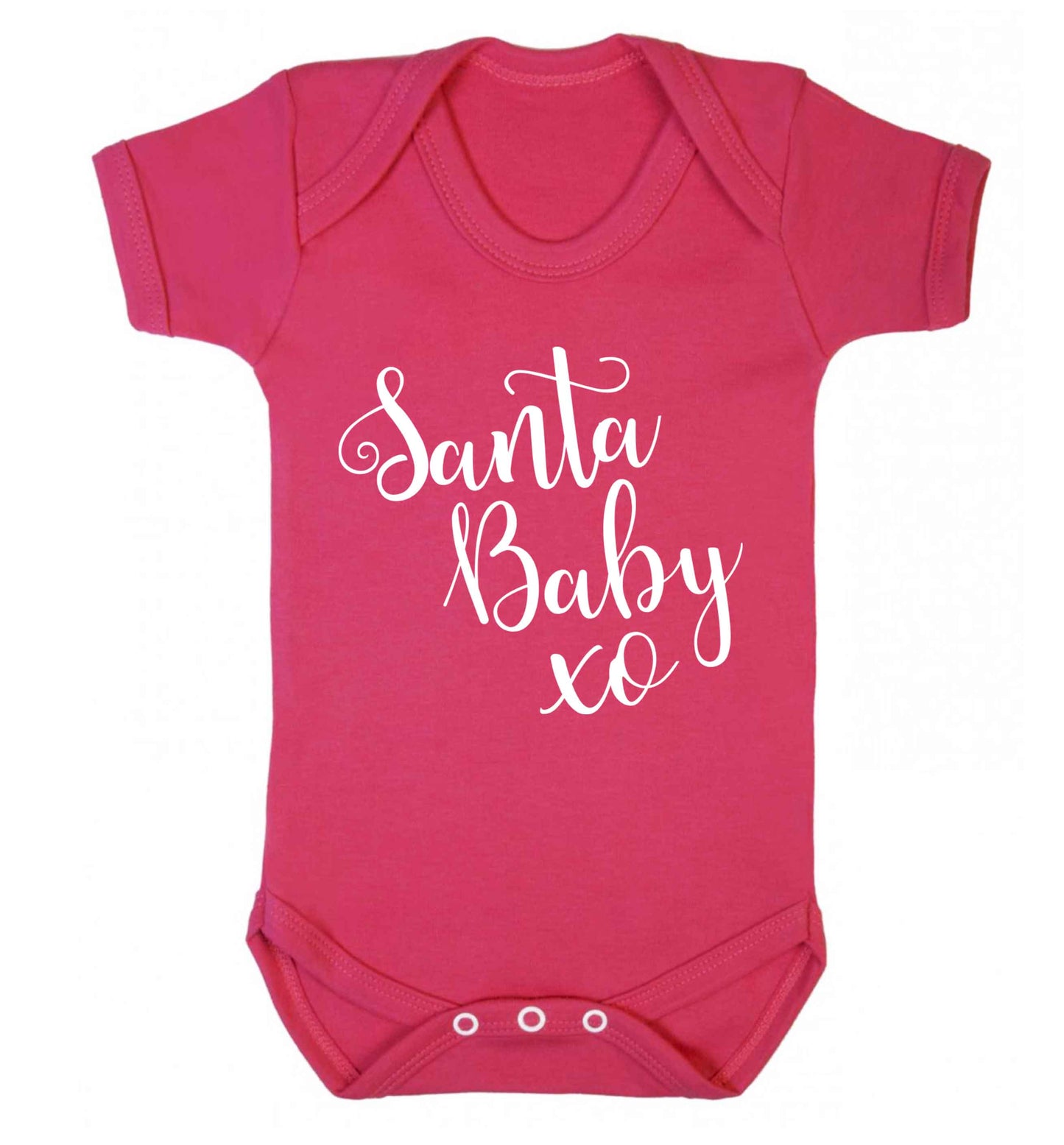 Santa baby Baby Vest dark pink 18-24 months