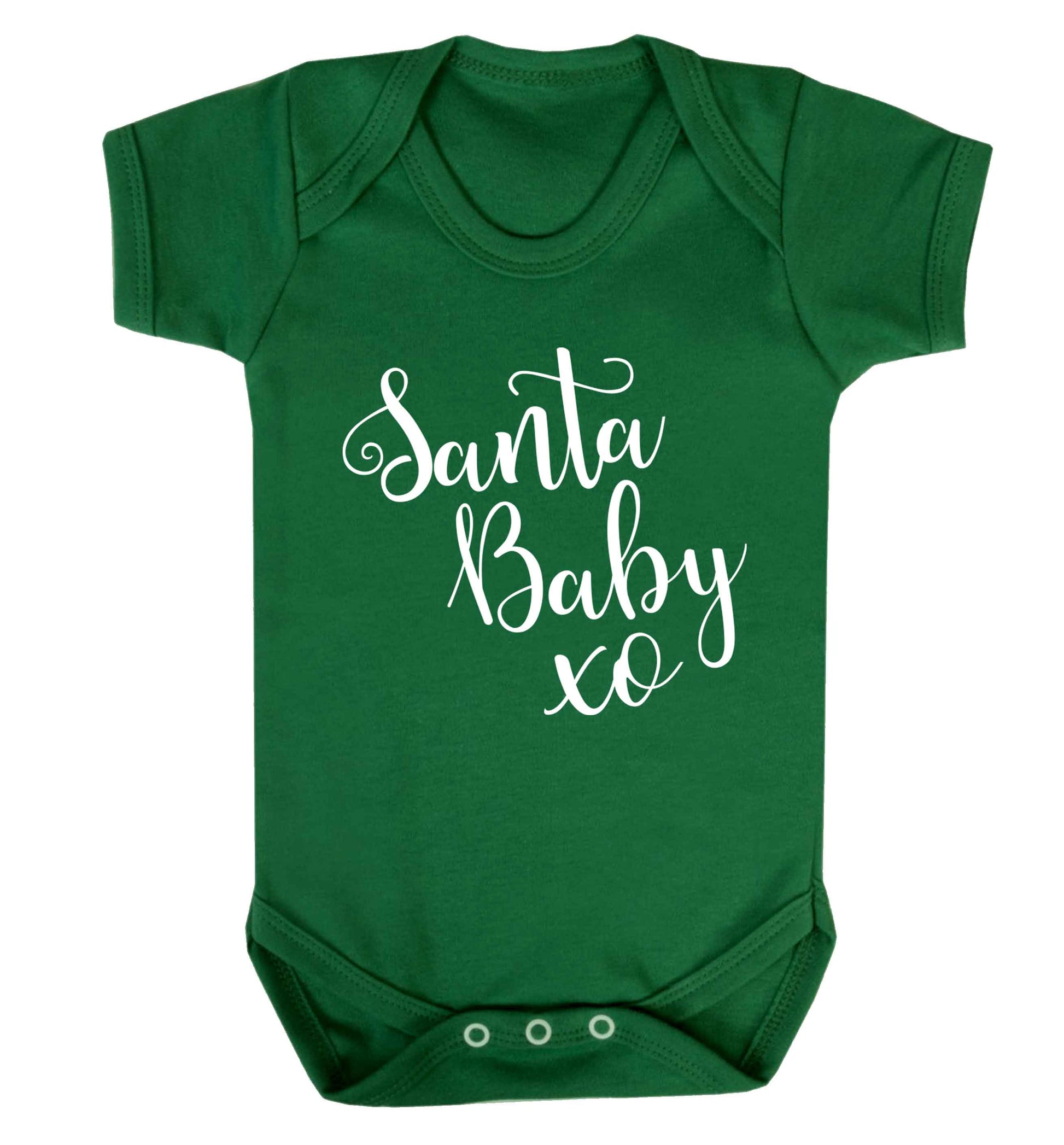 Santa baby Baby Vest green 18-24 months