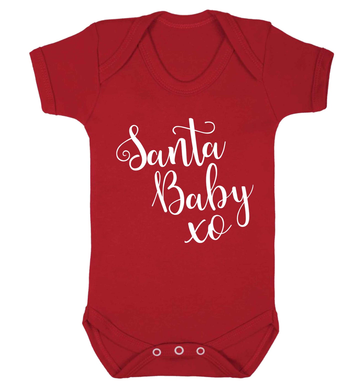 Santa baby Baby Vest red 18-24 months