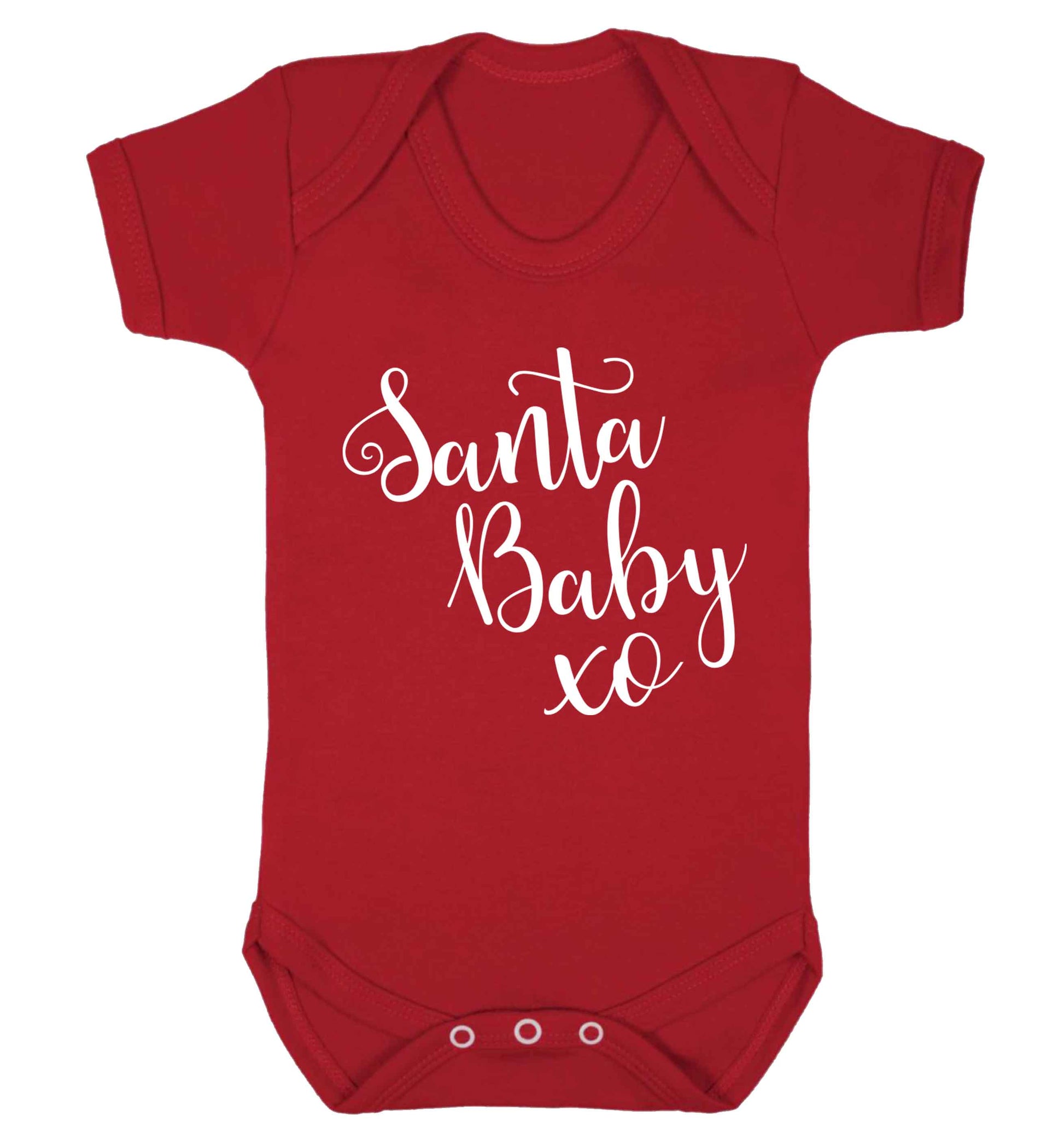Santa baby Baby Vest red 18-24 months