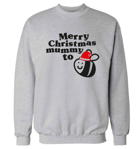 Merry Christmas mummy to be Adult's unisex grey Sweater 2XL