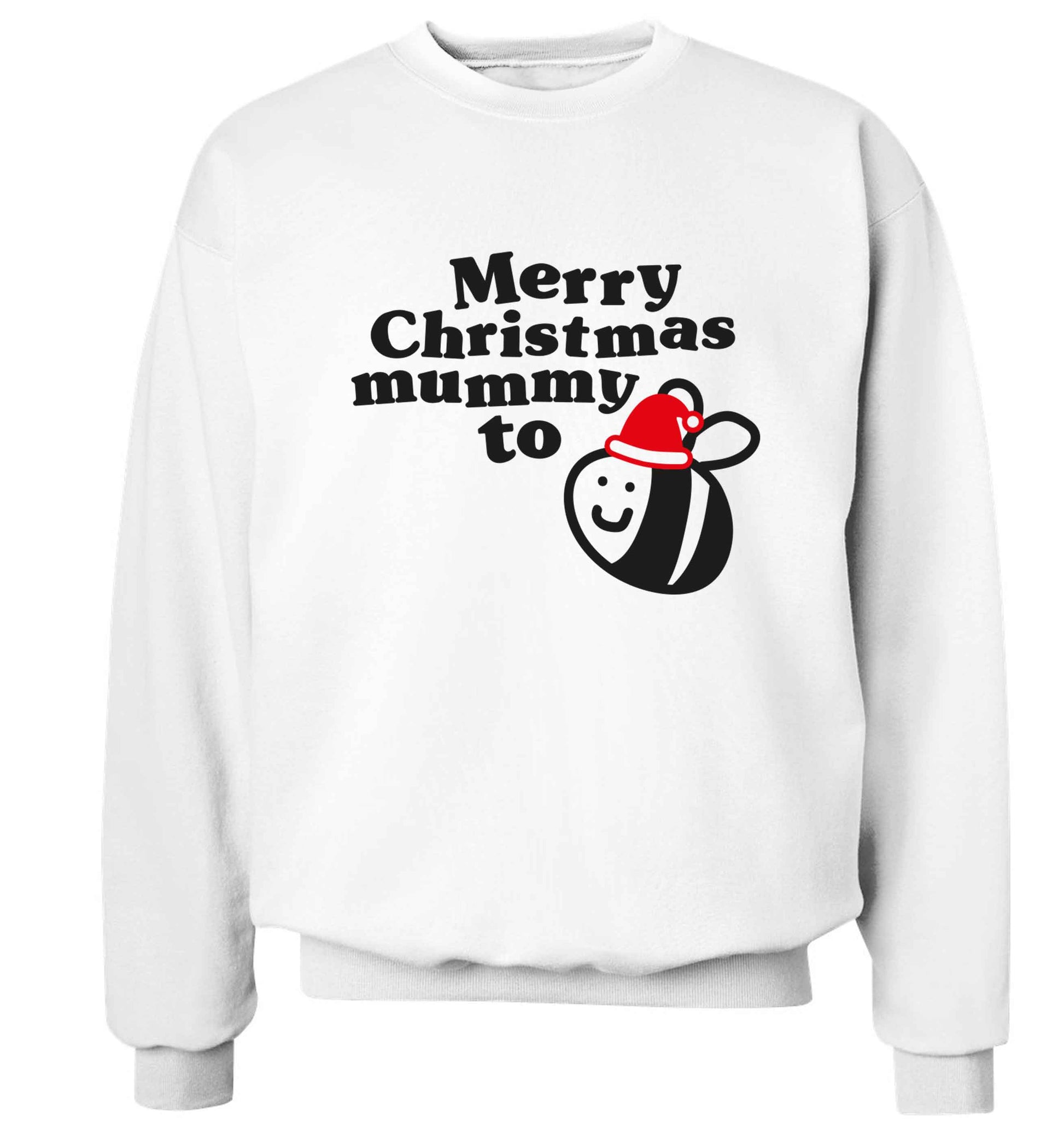 Merry Christmas mummy to be Adult's unisex white Sweater 2XL