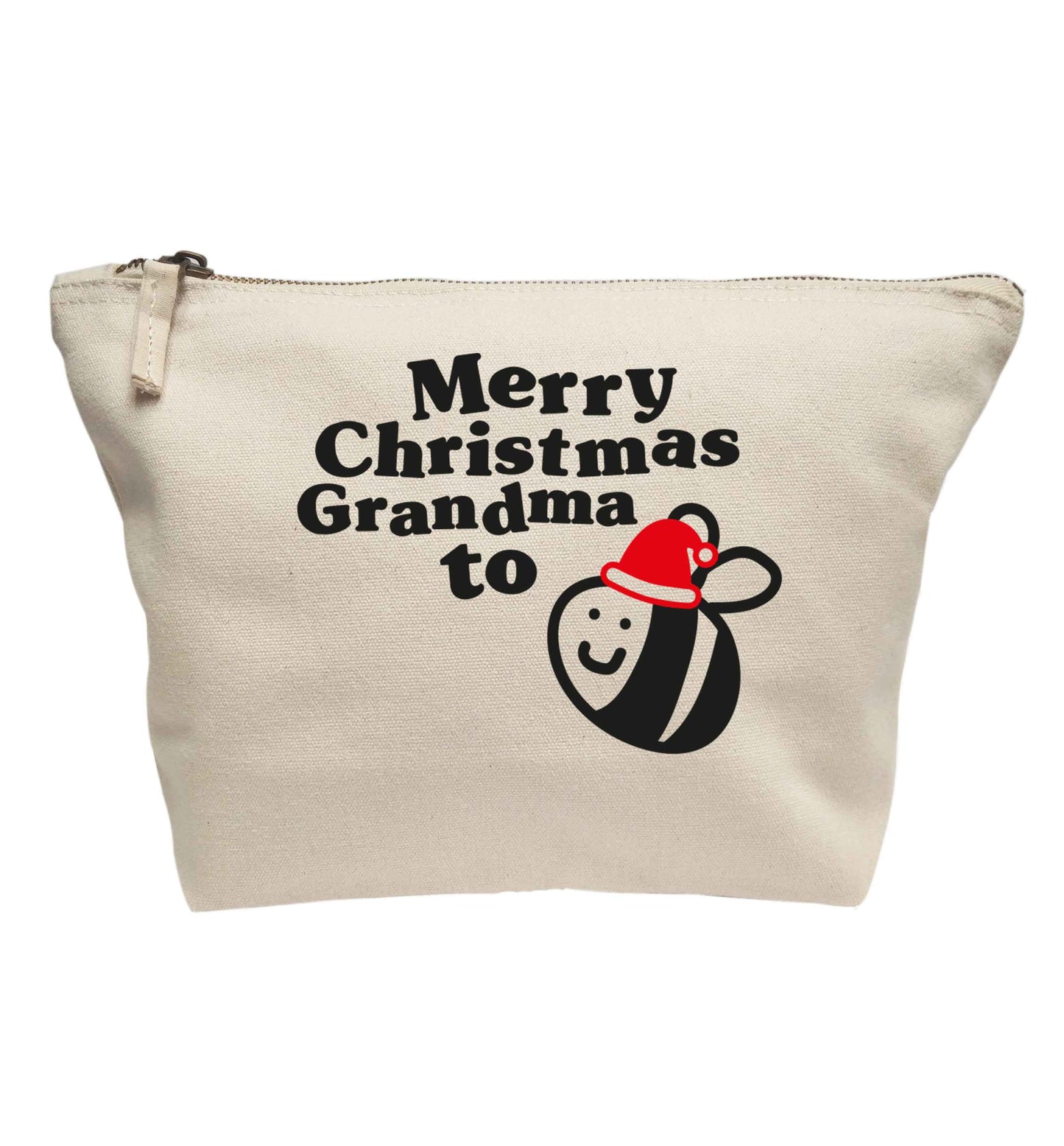 Merry Christmas grandma to be | makeup / wash bag