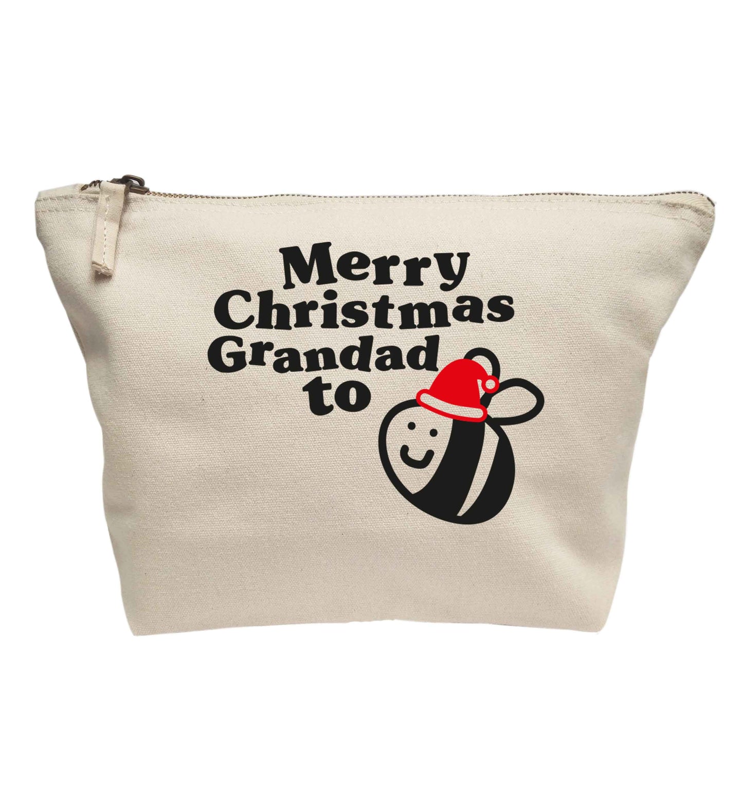 Merry Christmas grandad to be | makeup / wash bag