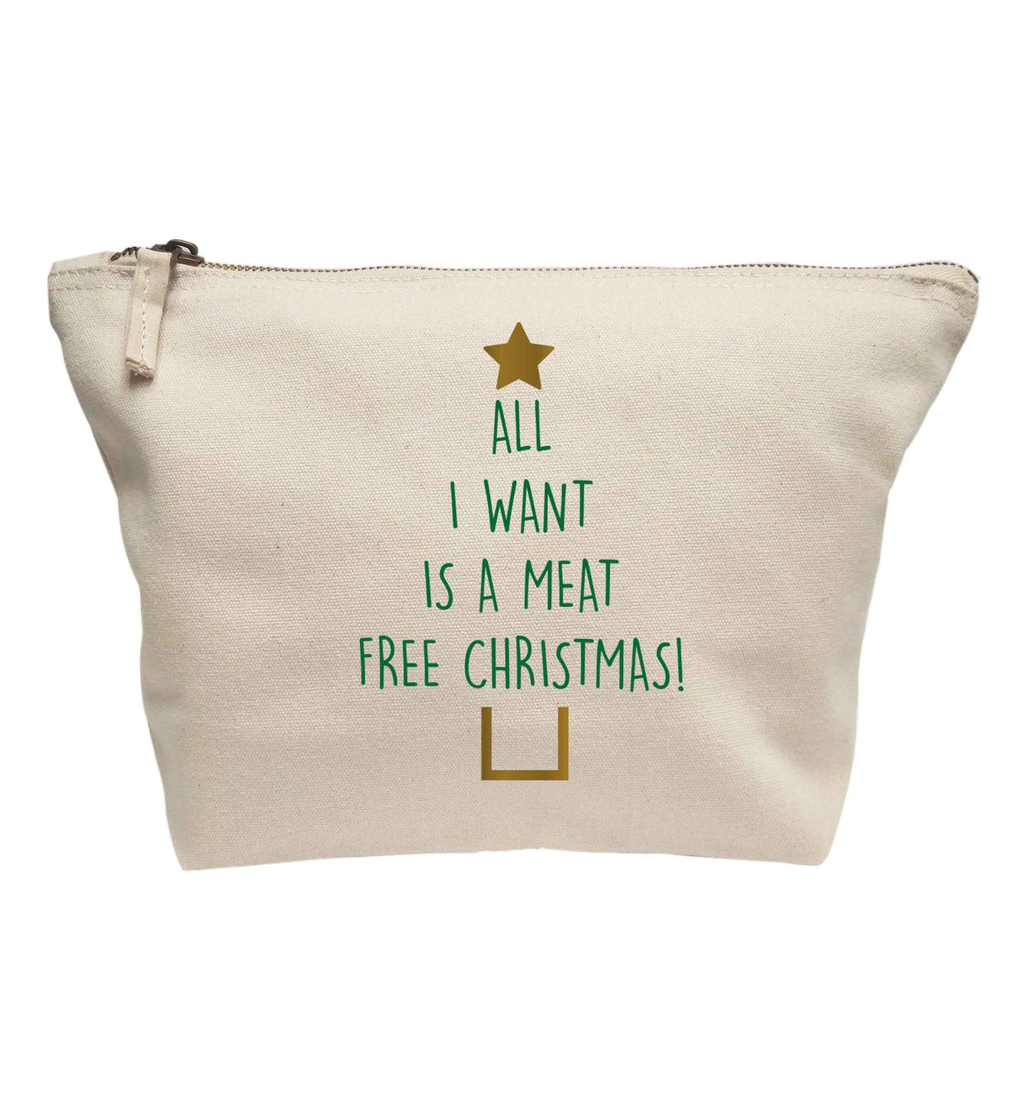 All I want is a meat free Christmas | makeup / wash bag