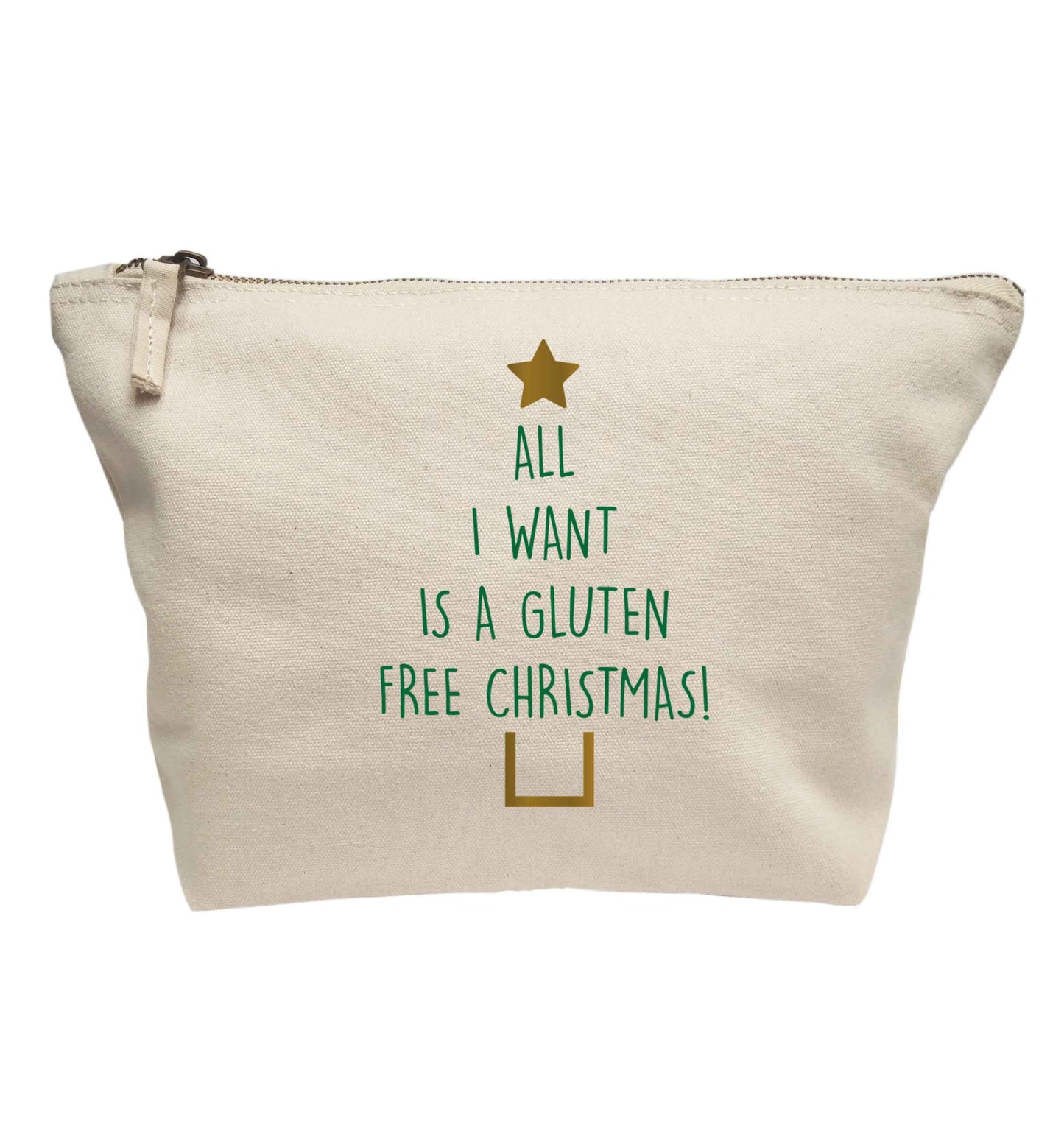 All I want is a gluten free Christmas | makeup / wash bag