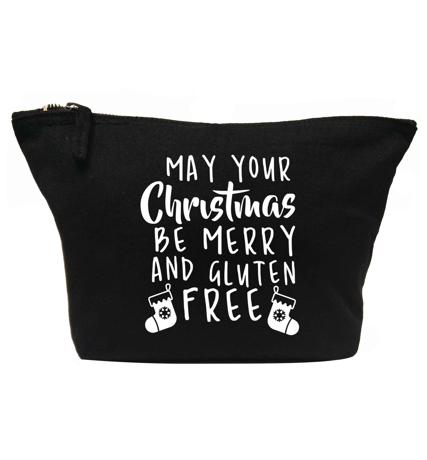 May your Christmas be merry and gluten free | makeup / wash bag