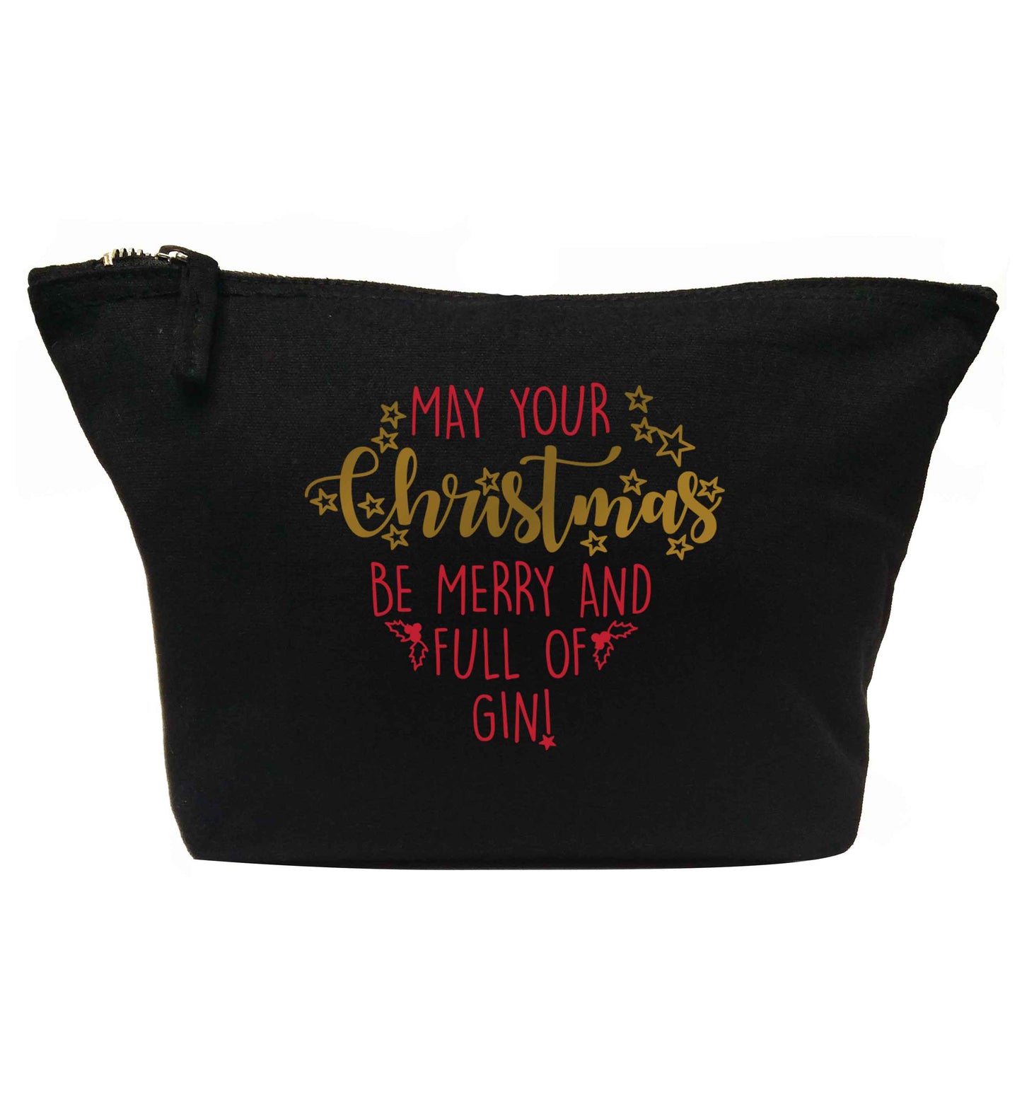 May your Christmas be merry and full of gin | makeup / wash bag