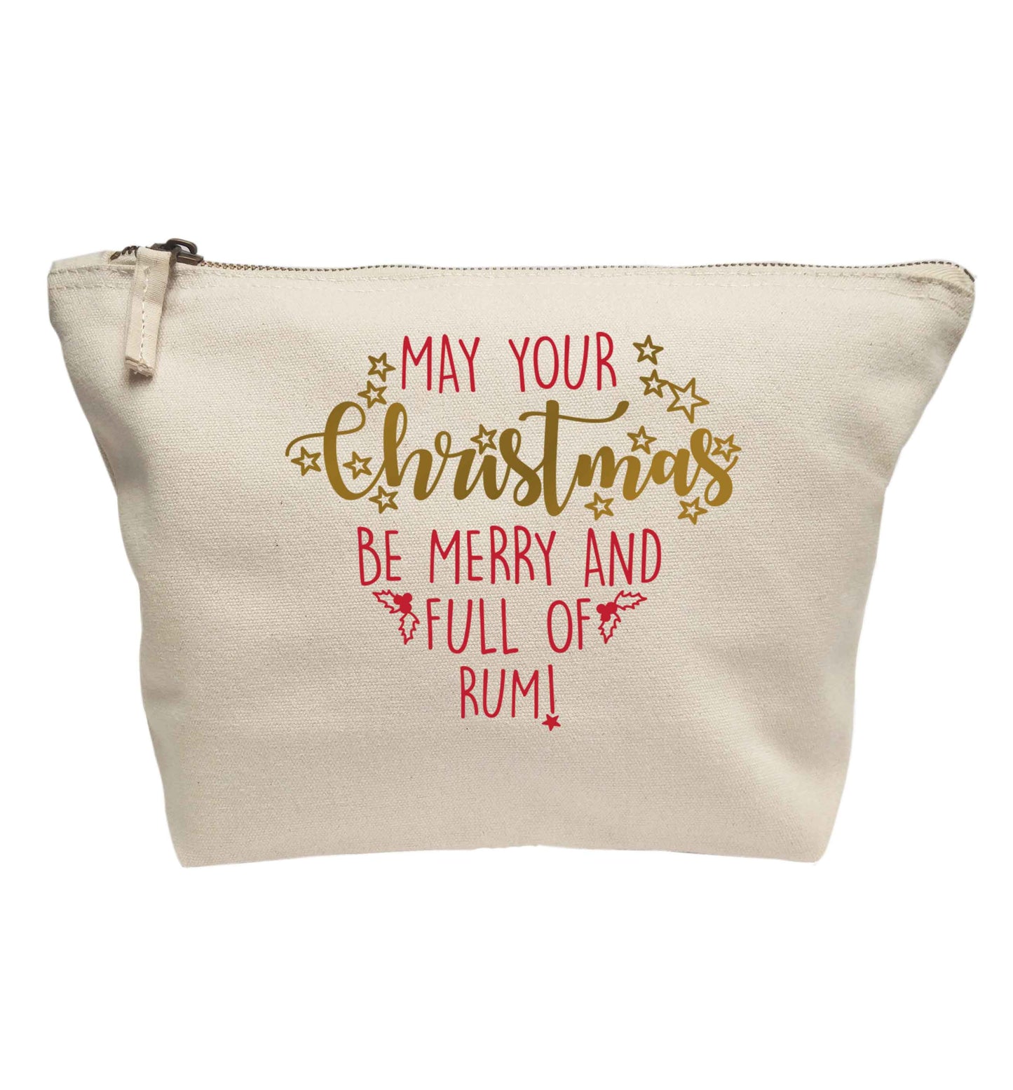 May your Christmas be merry and full of rum | makeup / wash bag