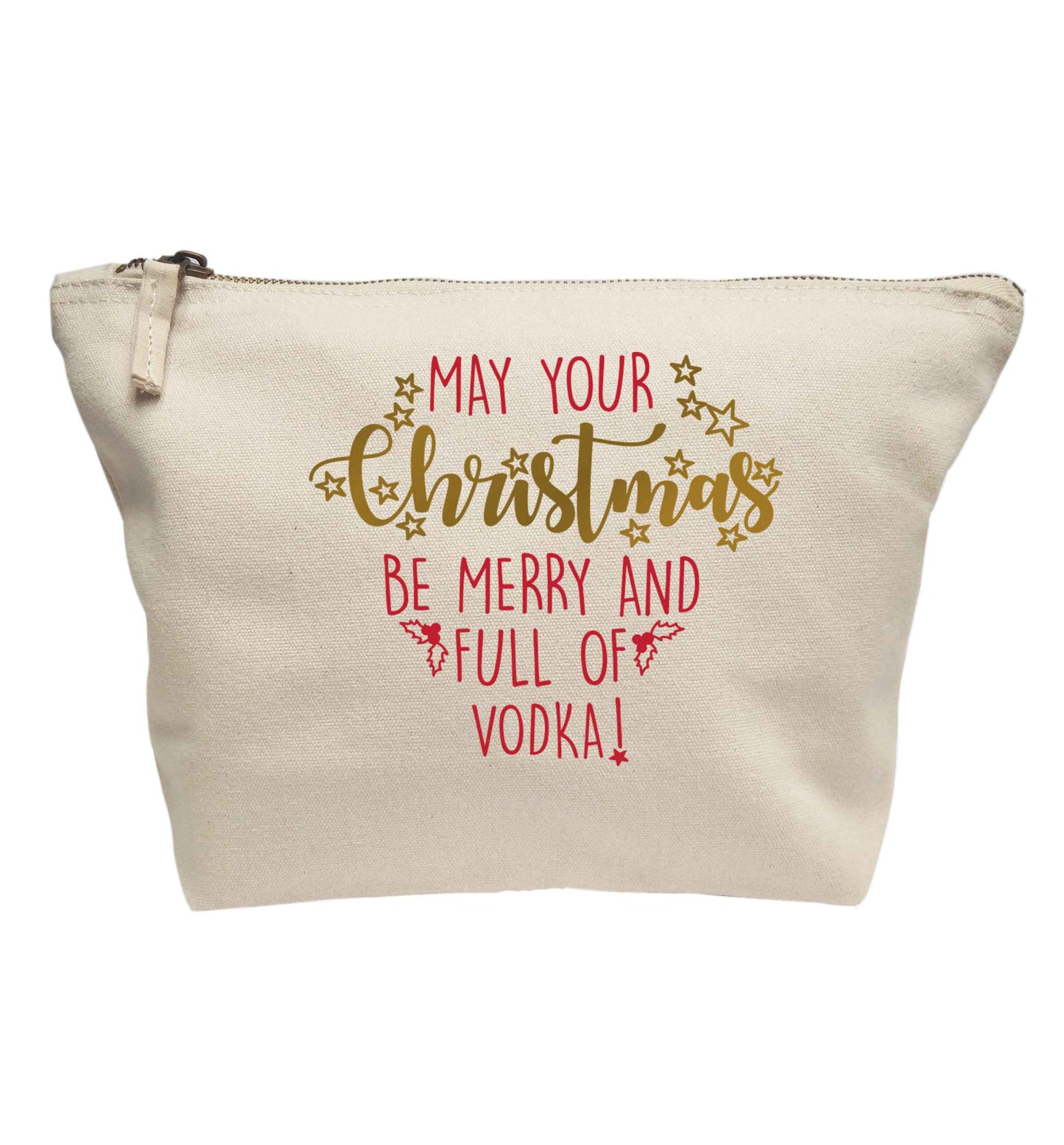 May your Christmas be merry and full of vodka | makeup / wash bag